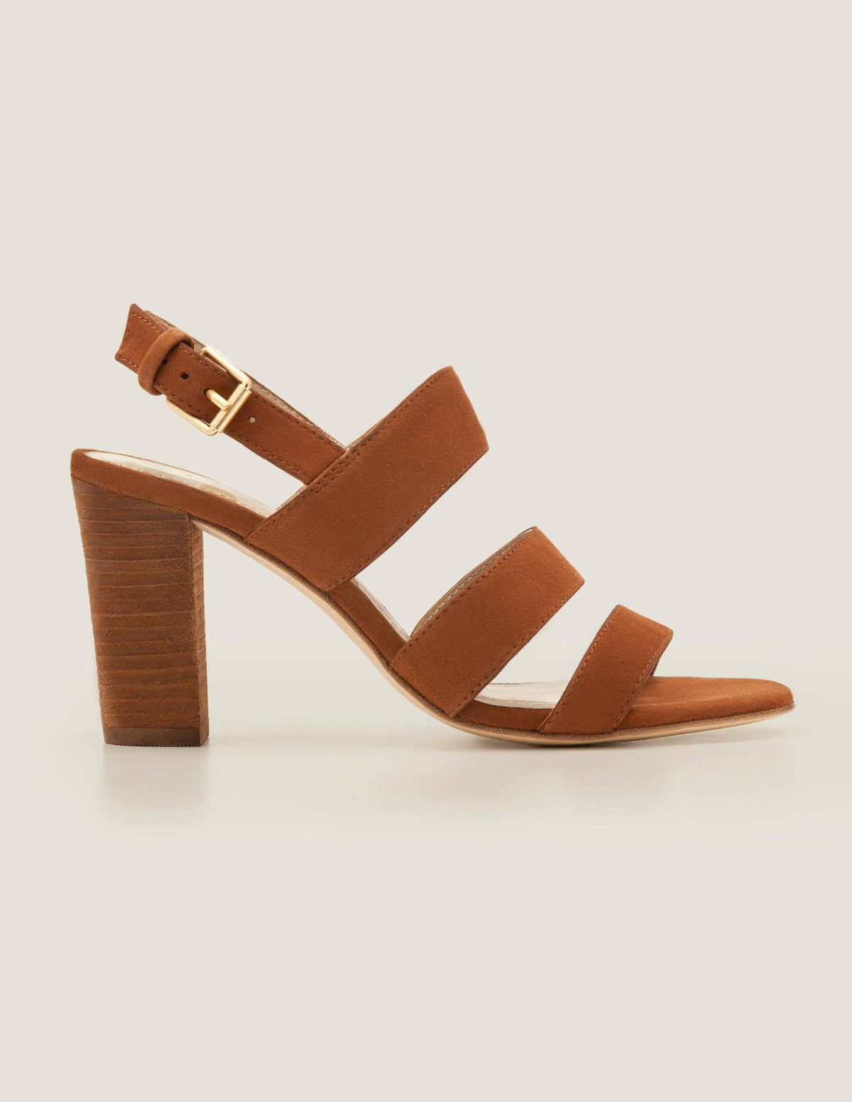 Samantha Heeled Sandals-Tan-2