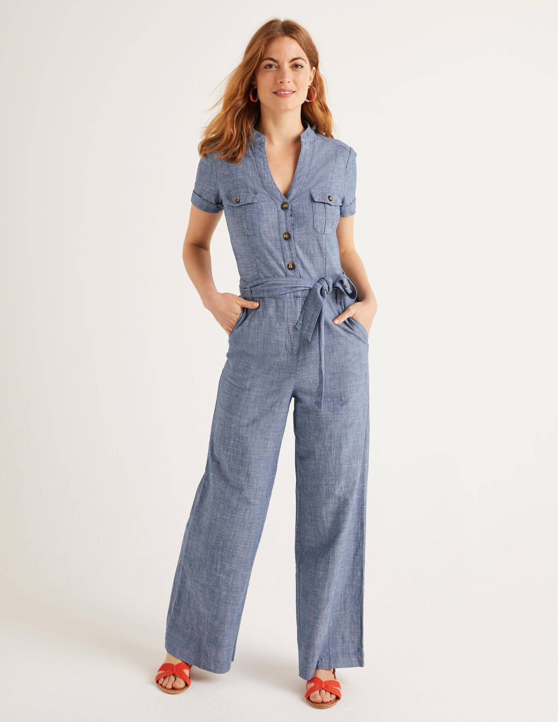 Cecily Jumpsuit-Chambray-4