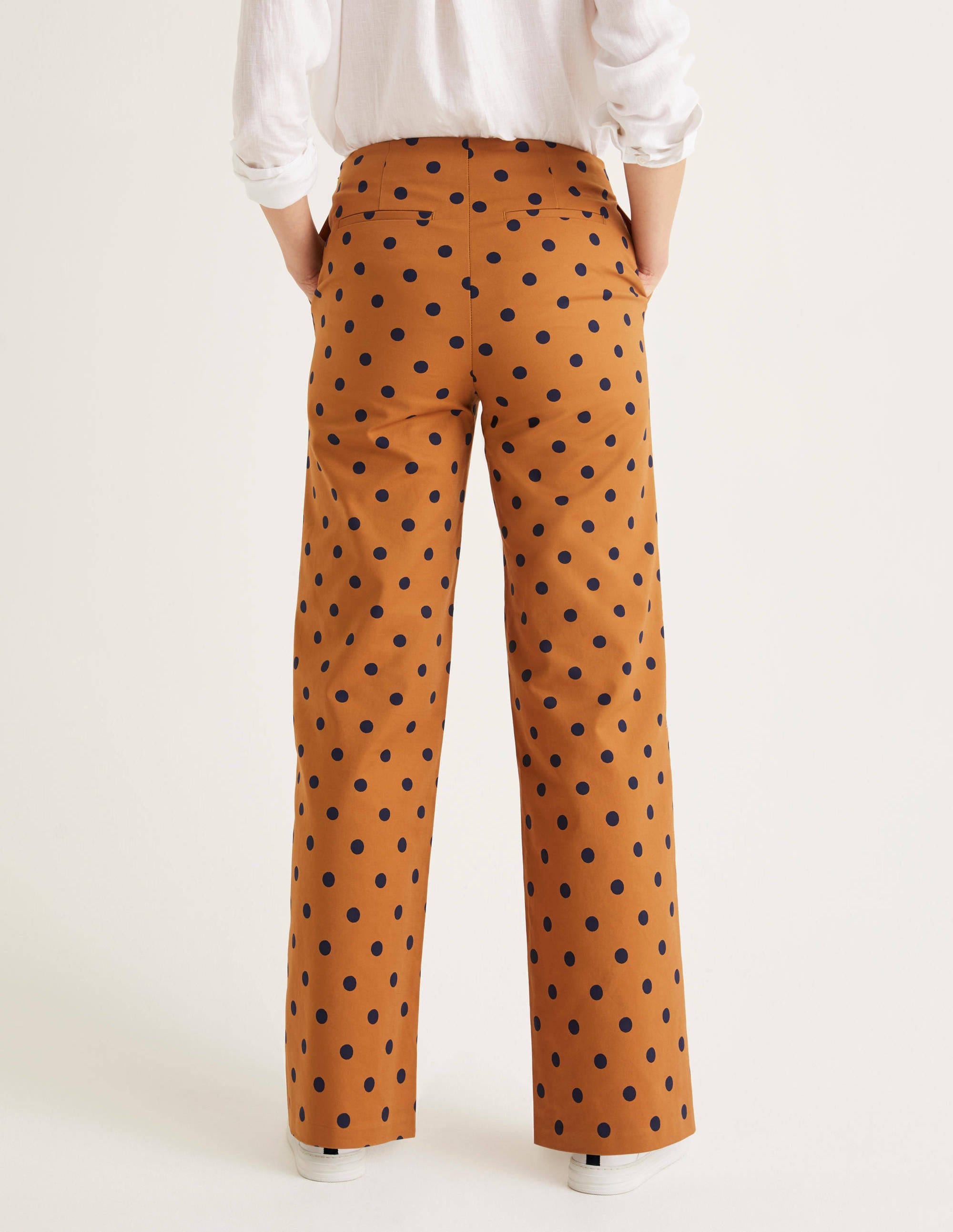 Sloane Wide Leg Pants-Gingerbread Spot - Image 3