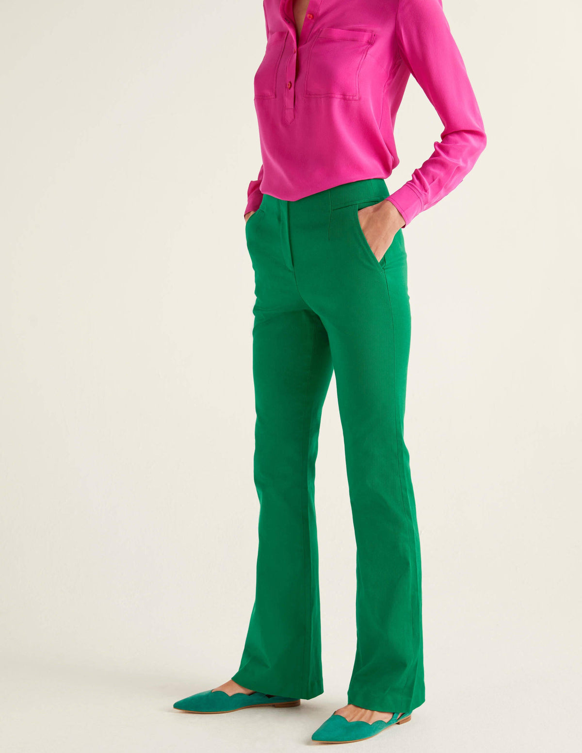 Westmoreland Bootcut Pants-Forest-2