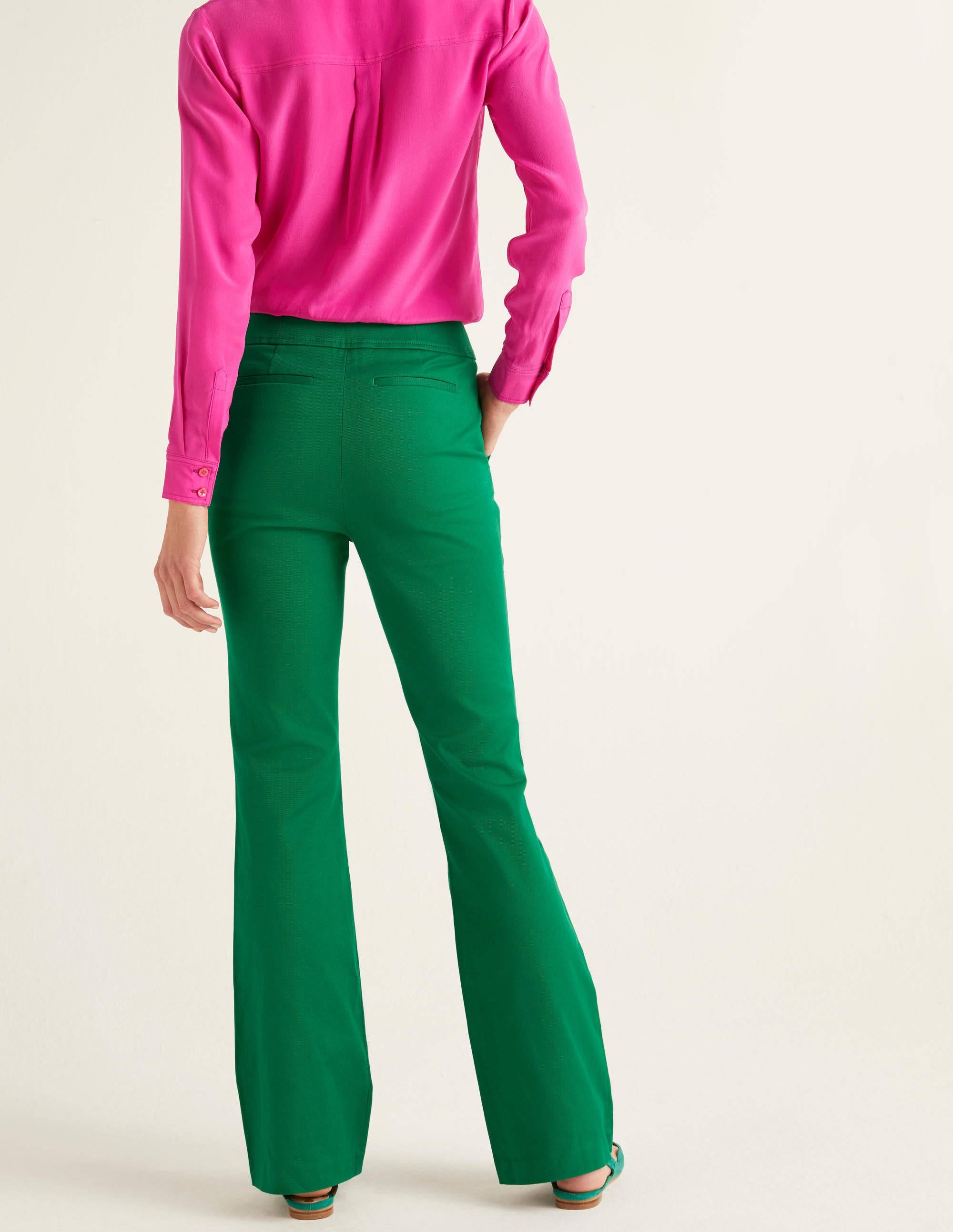 Westmoreland Bootcut Pants-Forest - Image 3