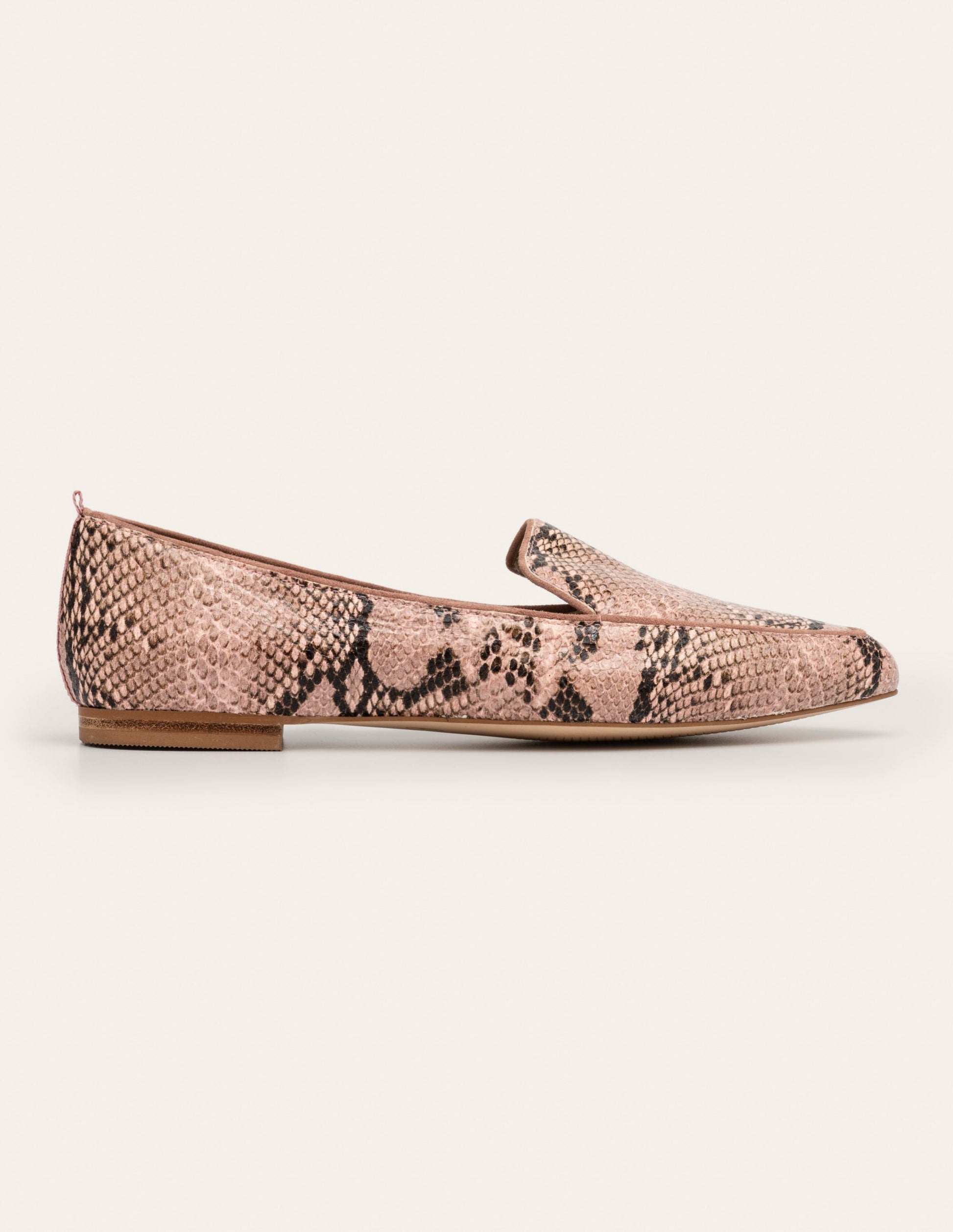 Emma Flexi Sole Shoes-Antique Pink Multi Snake-3