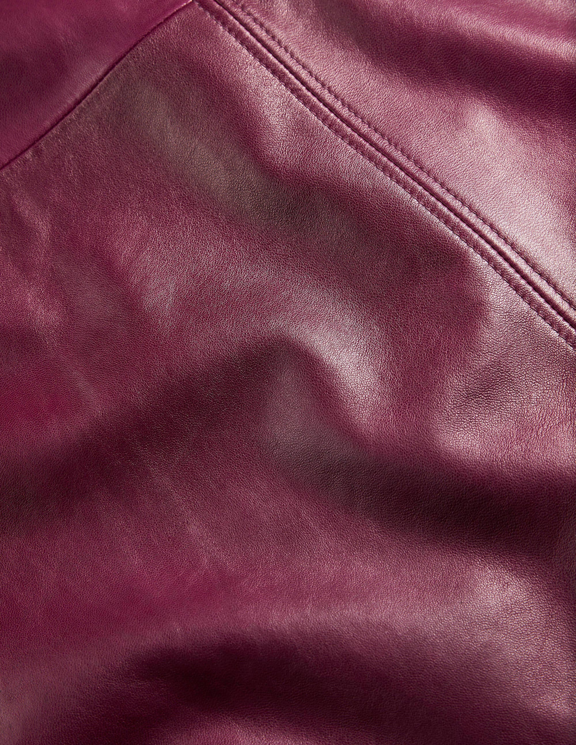 Catriona Leather Skirt-Ruby Ring - Image 4