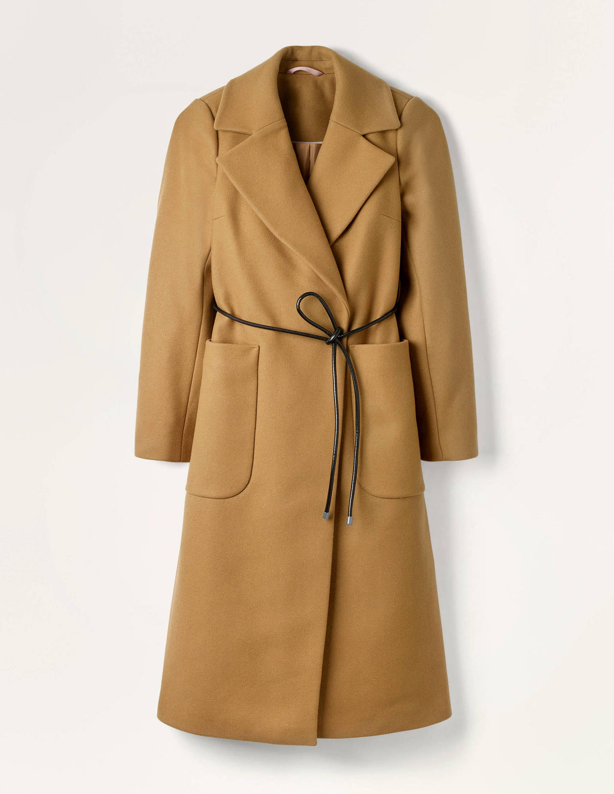 Edale Belted Coat-Camel - Image 6