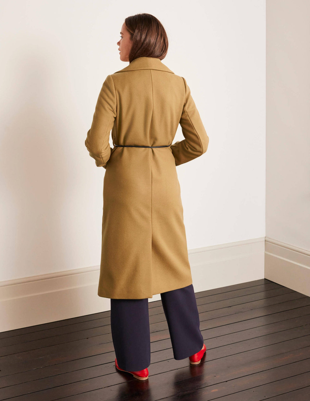 Edale Belted Coat-Camel-4