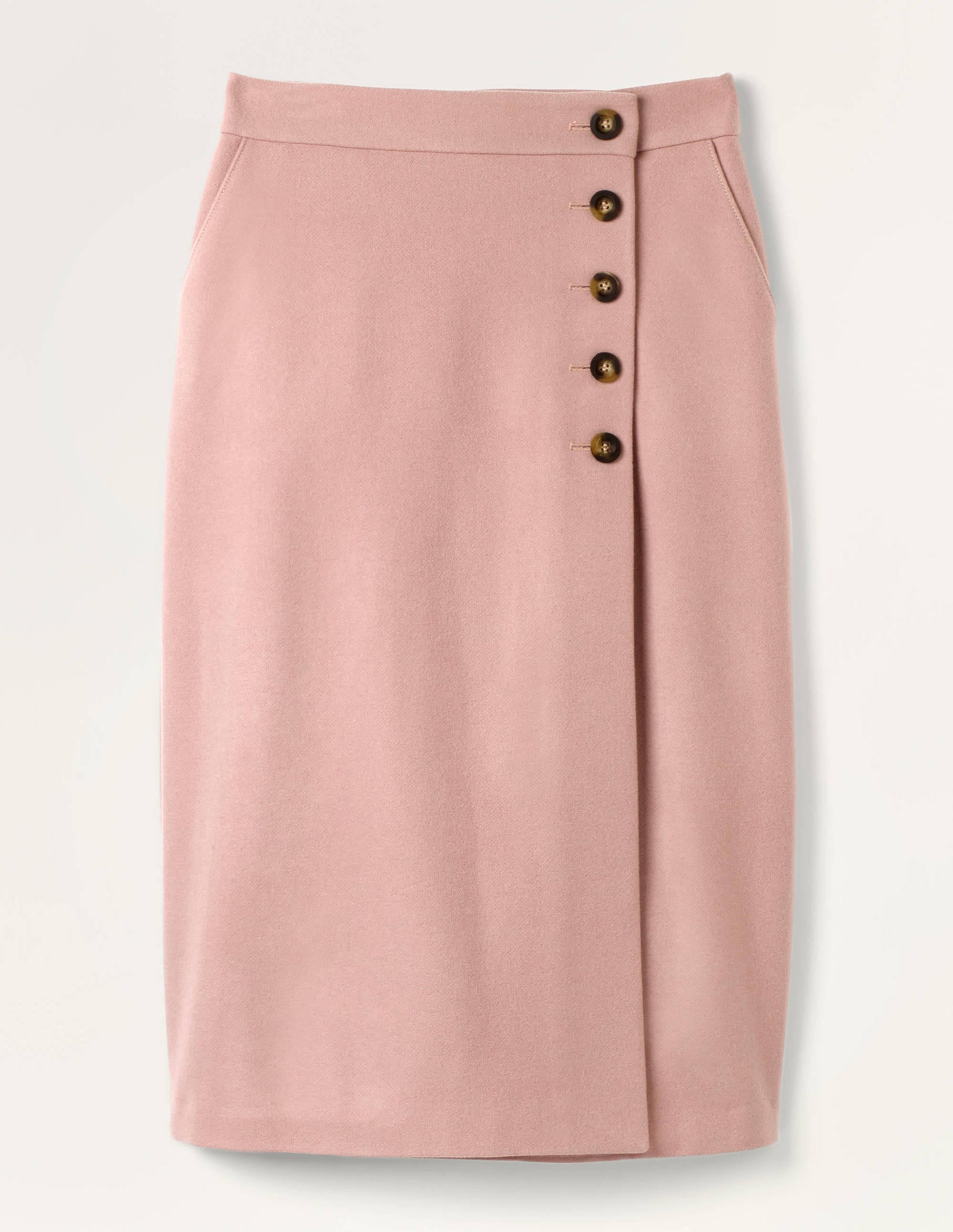 Darcey Midi Skirt-Pale Pink - Image 5