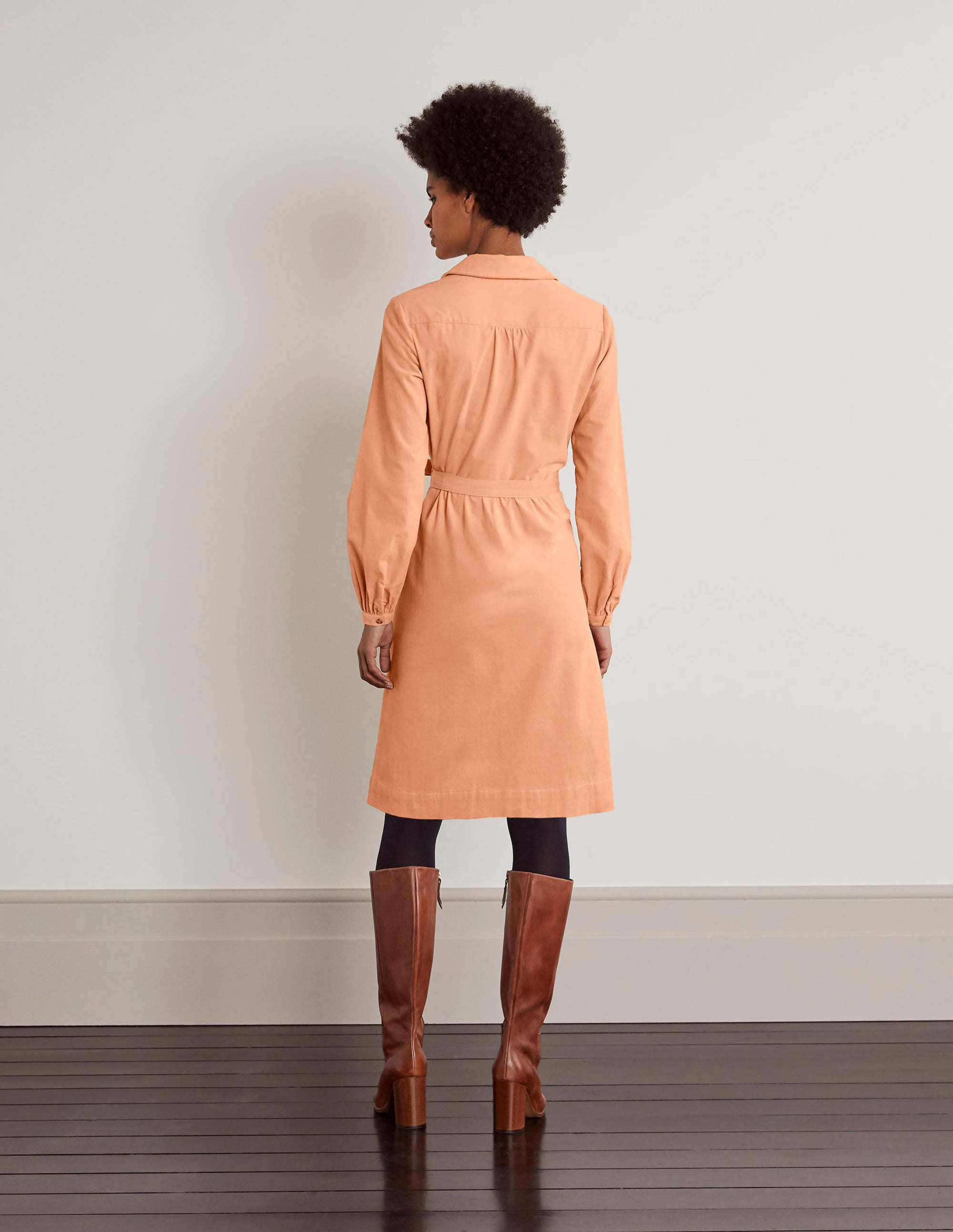 Olympia Shirt dress-Antique Pink - Image 2