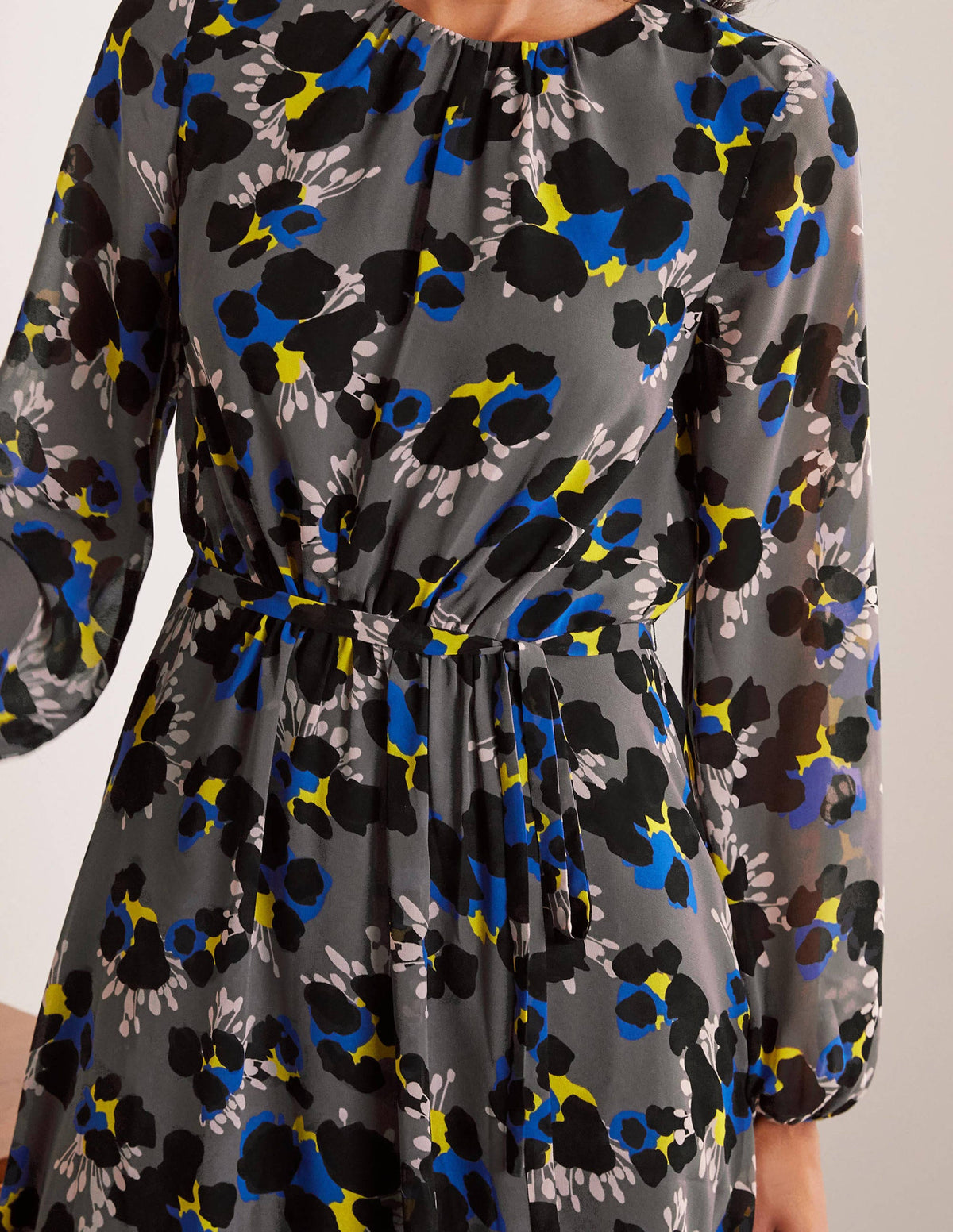 Dorothy Dress-Pewter, Wild Floret-3