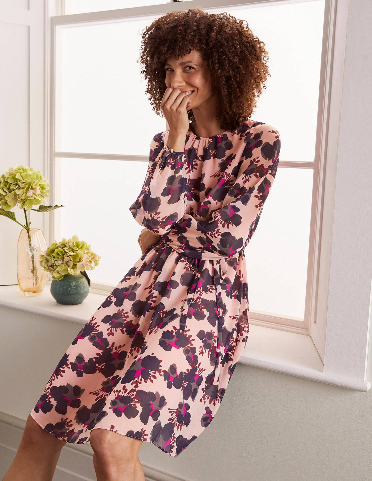 Dorothy Dress-Milkshake, Wild Floret - Image 4