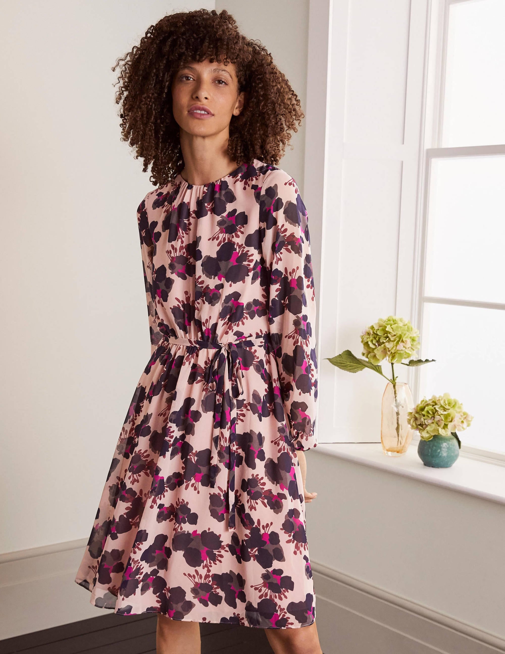 Dorothy Dress-Milkshake, Wild Floret - Image 1