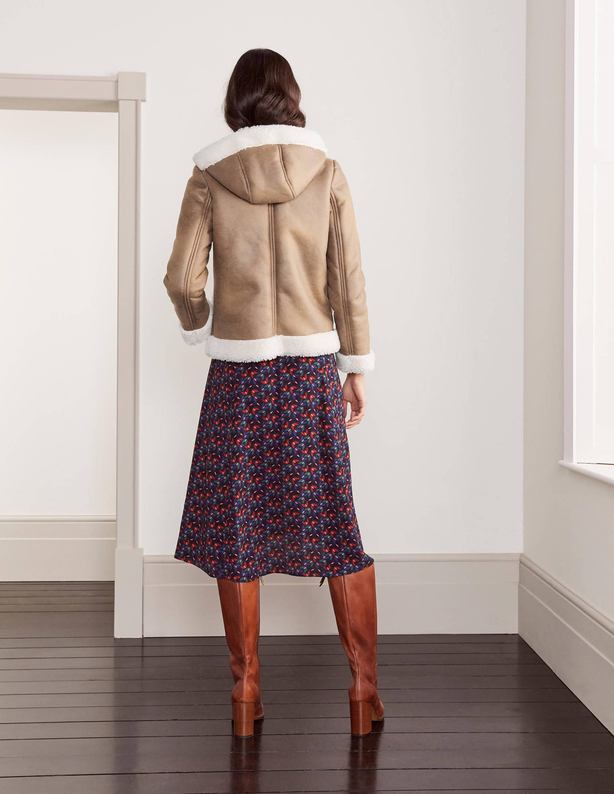 Thurso Sherpa Jacket-Camel - Image 2