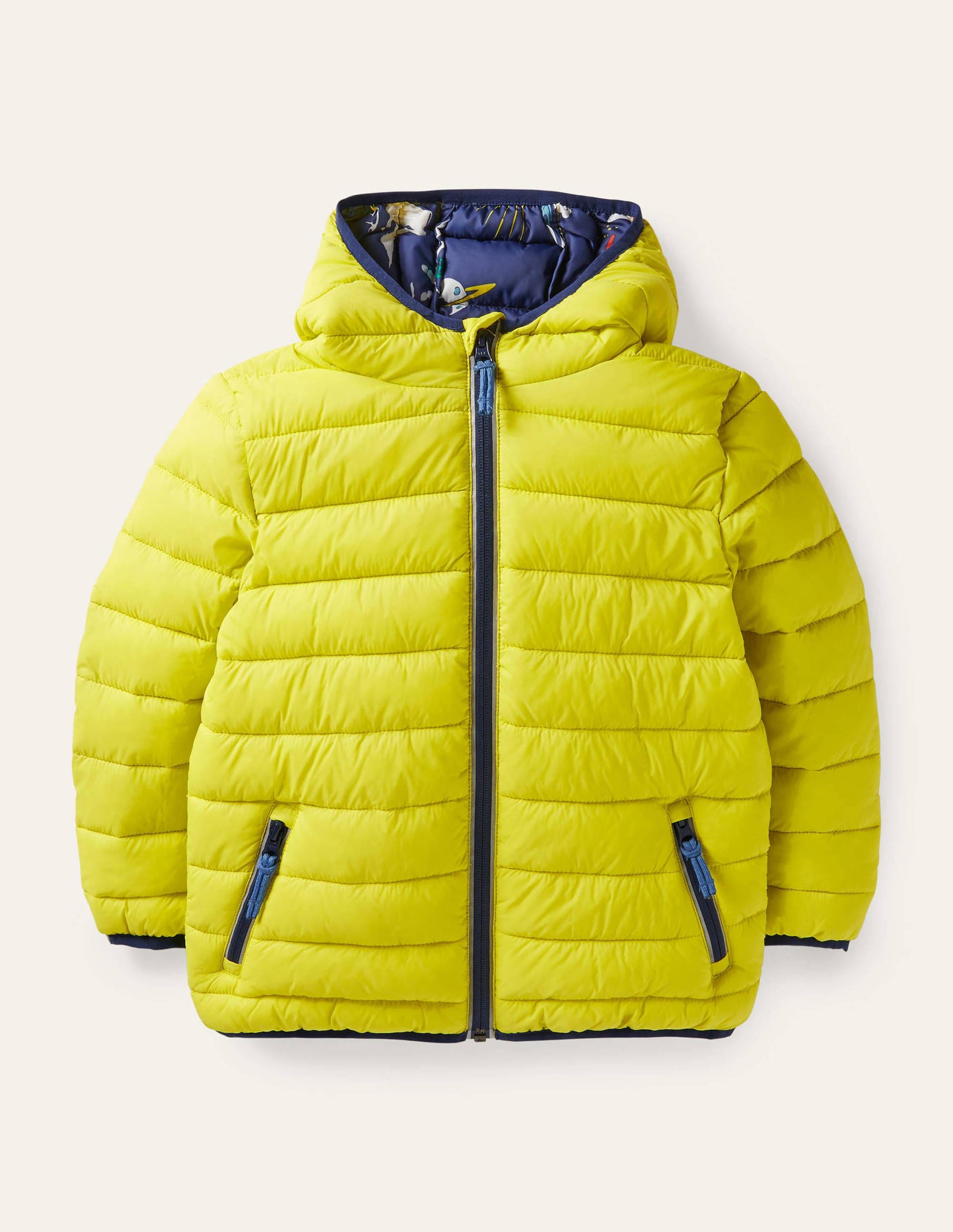 Cosy Pack-away Padded Jacket-Maximillion Yellow-1