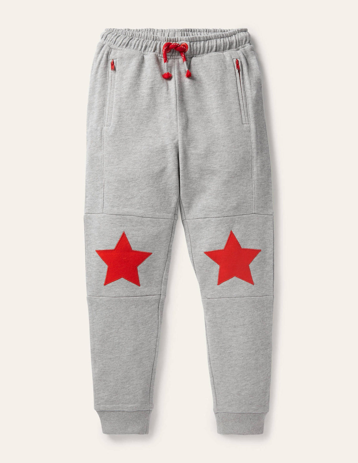 Warrior Knee Sweatpants-Grey Marl Stars-1