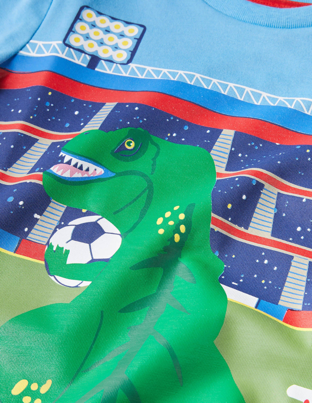 Graphic Scene T-shirt-Surfboard Blue Stadium-3