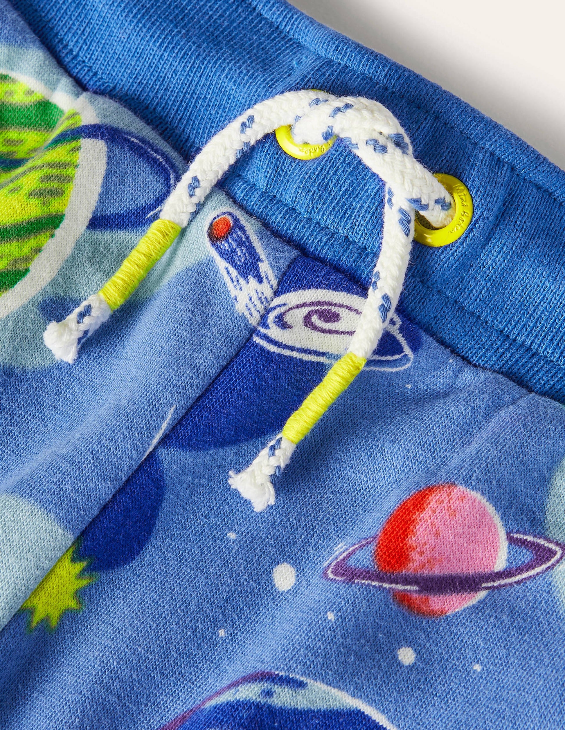 Printed Joggers-Bright Blue Space-3