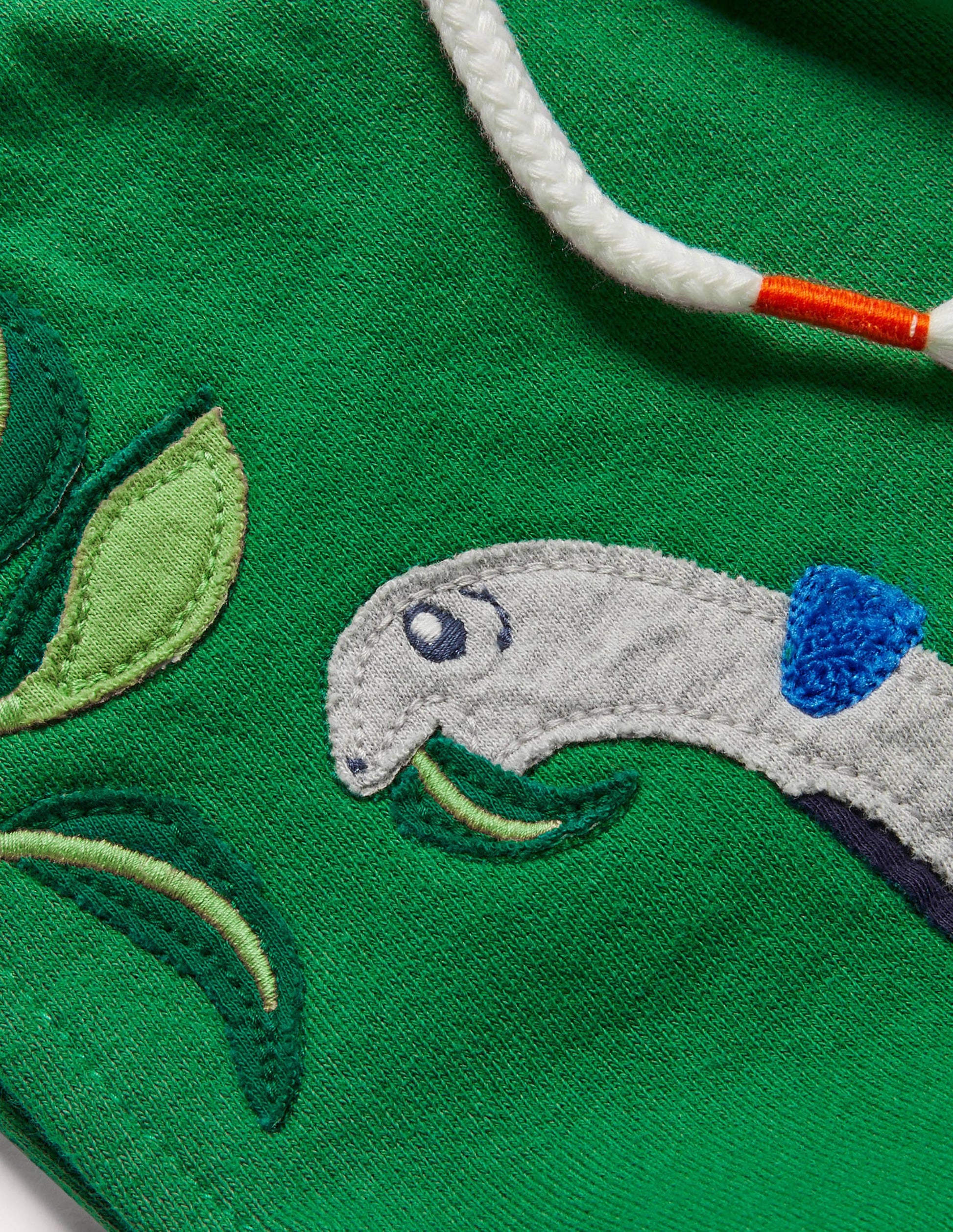 Appliqué Joggers-Highland Green Dinosaur-3