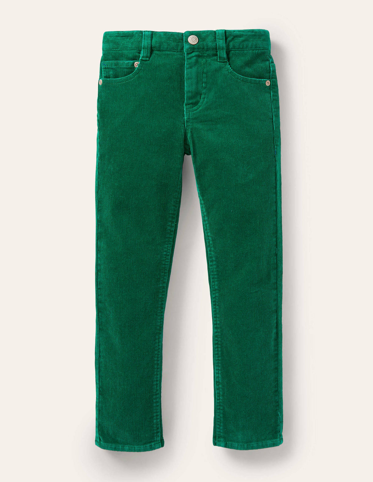 Slim Cord Stretch Pants-Forest Green - Image 1