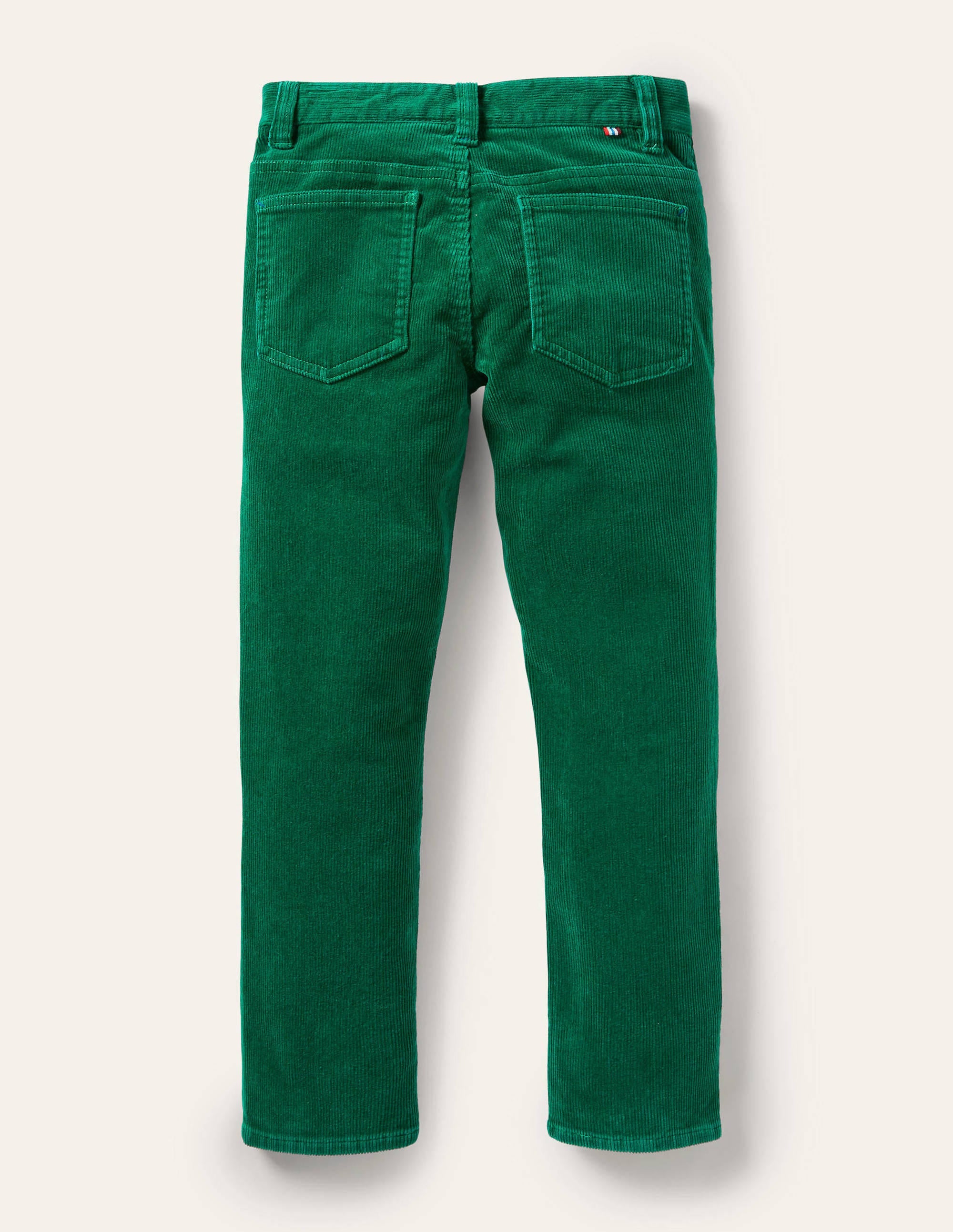 Slim Cord Stretch Pants-Forest Green - Image 2