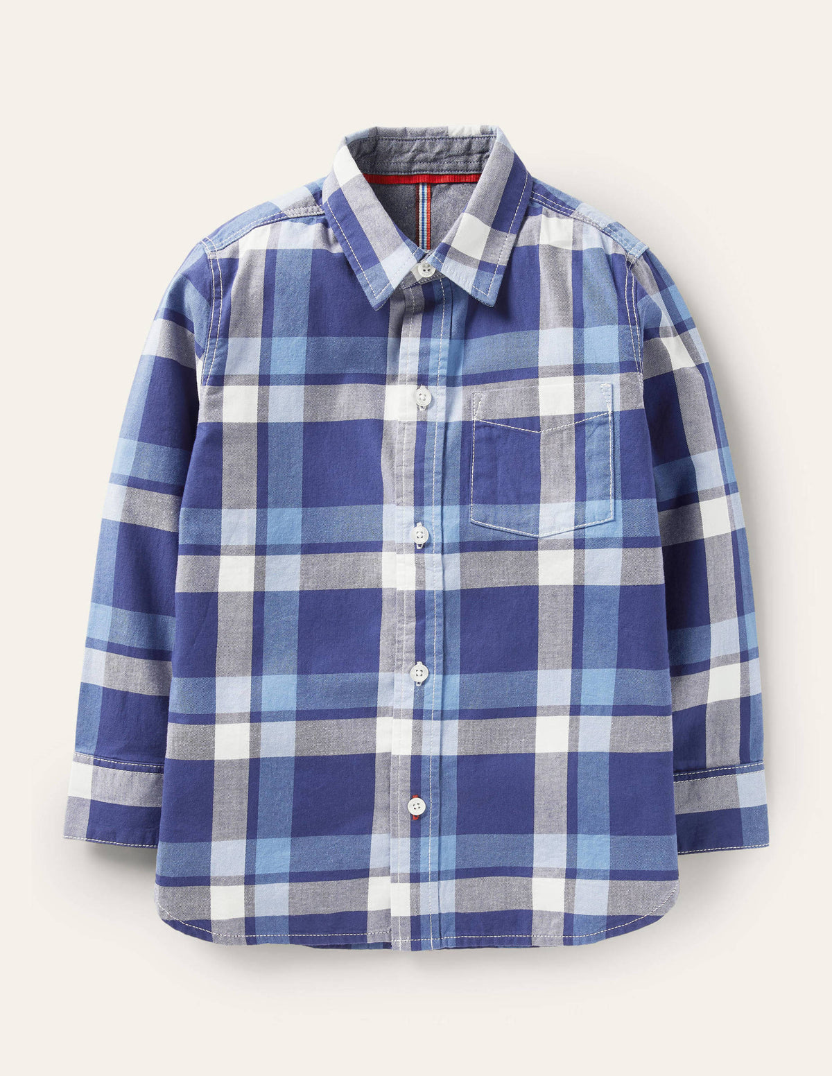 Casual Twill Shirt-College Navy/Blue-1