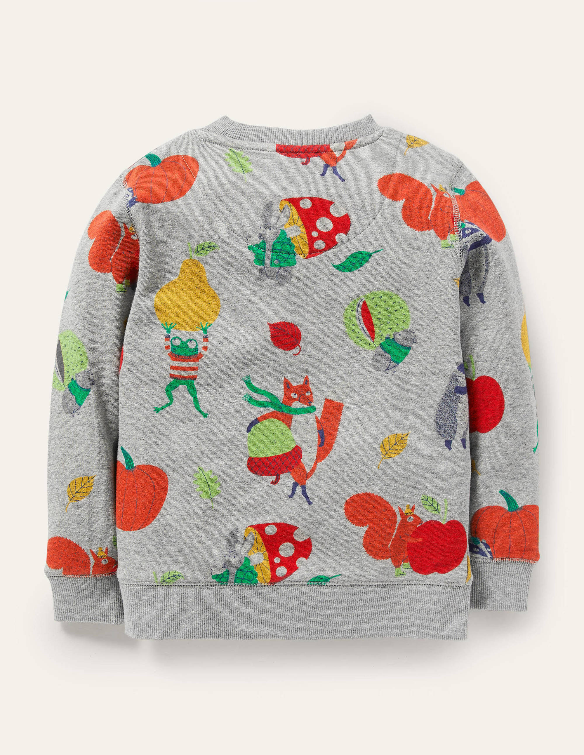 Printed Sweatshirt-Grey Marl Bonkers Conkers - Image 2