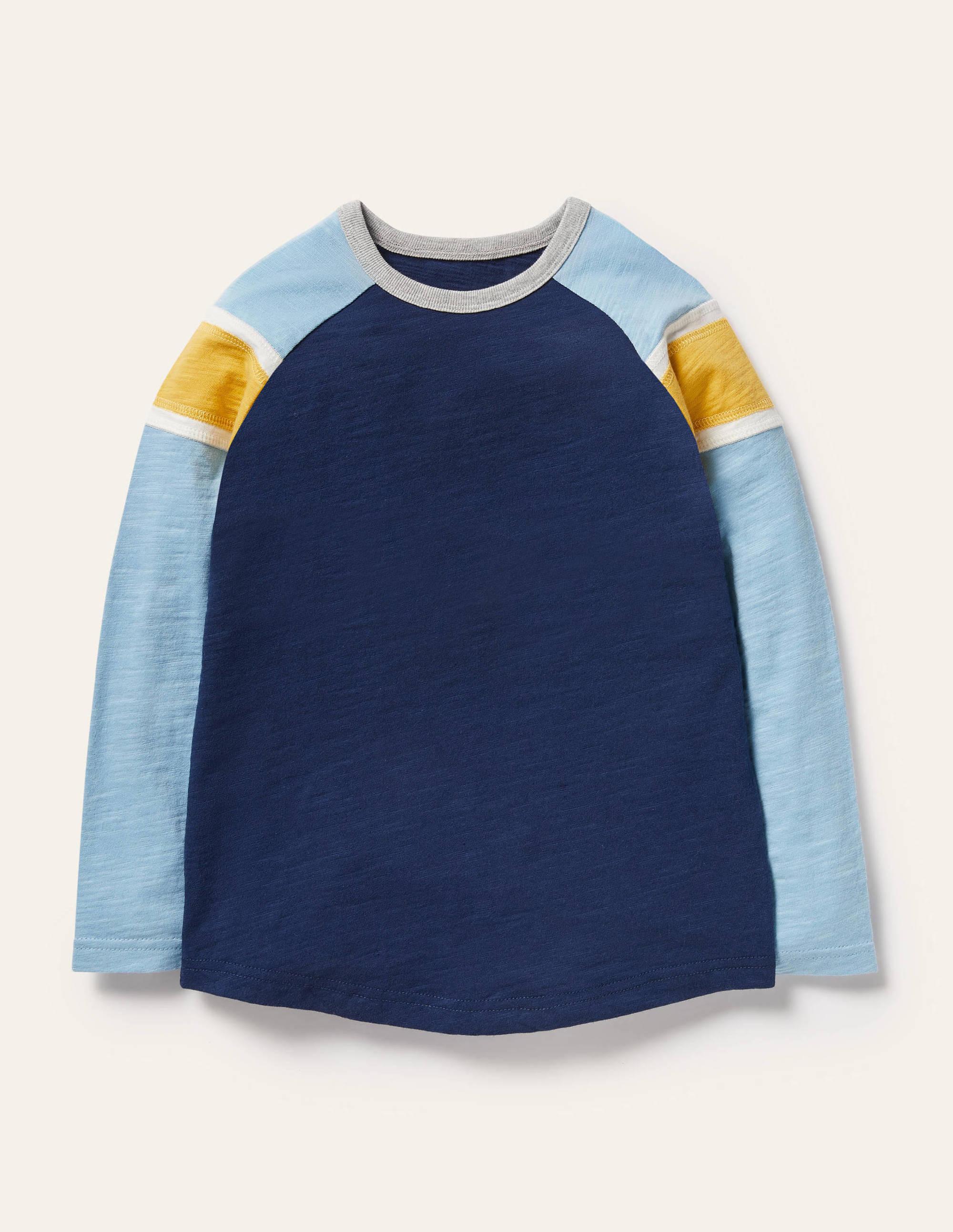 Raglan T-Shirt-Surfboard Blue/Maximillion - Image 1