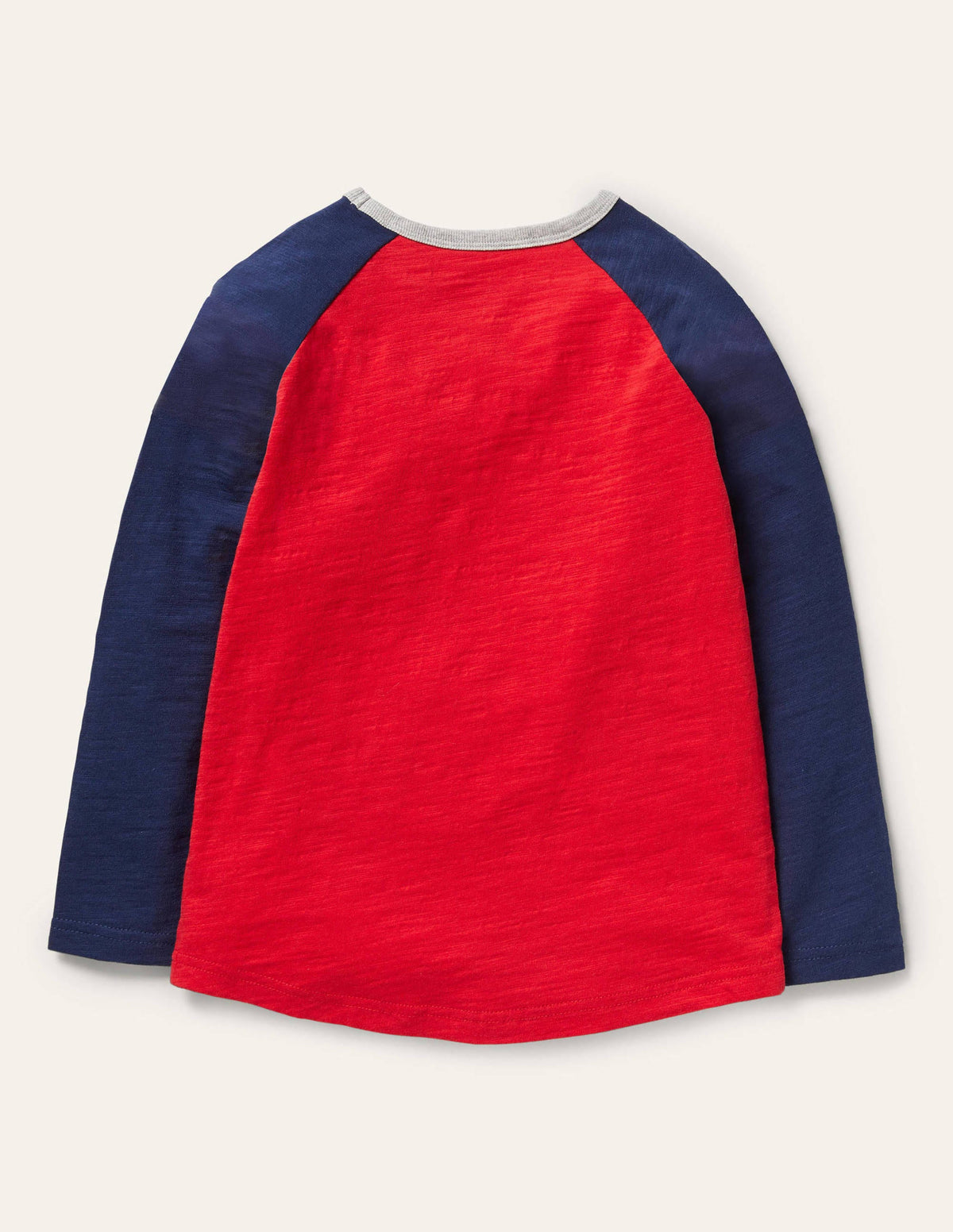 Raglan T-Shirt-Rocket Red/Starboard Blue - Image 2