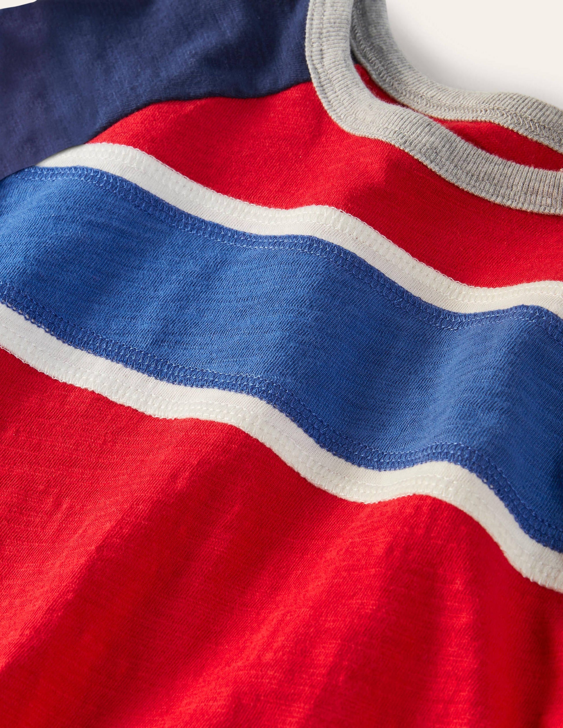 Raglan T-Shirt-Rocket Red/Starboard Blue-3