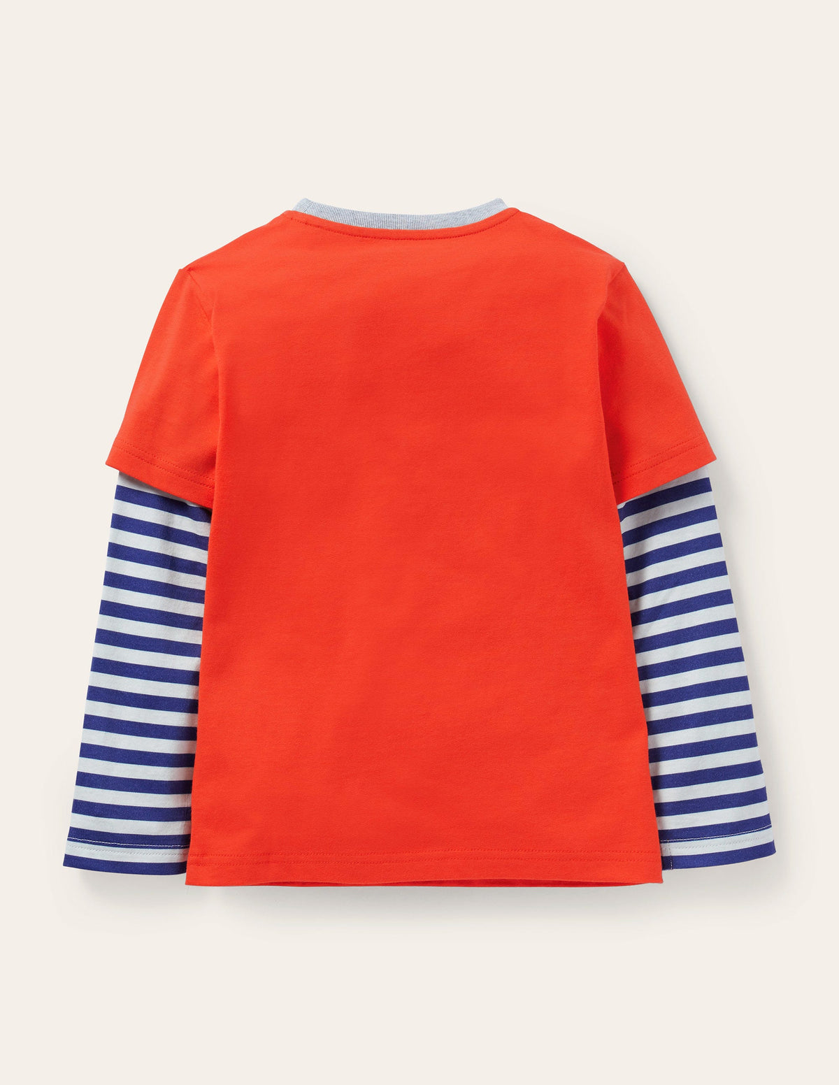 Layered Music Appliqué T-shirt-Rocket Red Sloth - Image 2