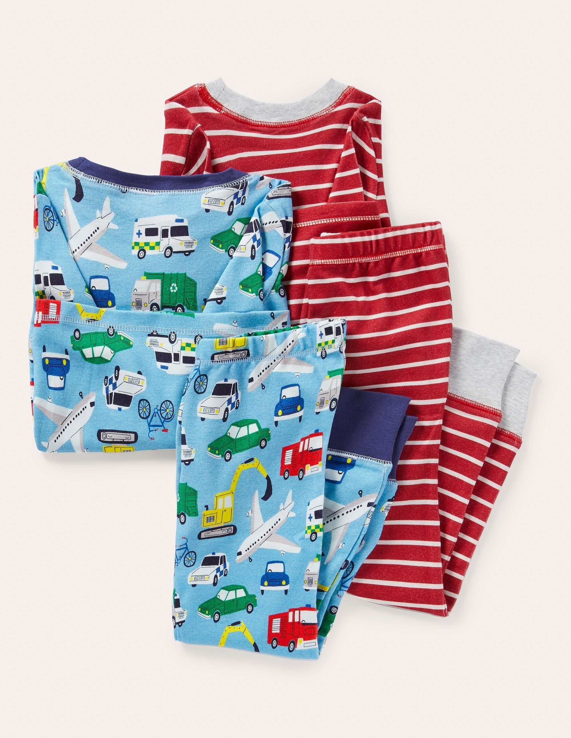 Twin Pack Snug Pajamas-Surfboard Blue Vehicles - Image 2