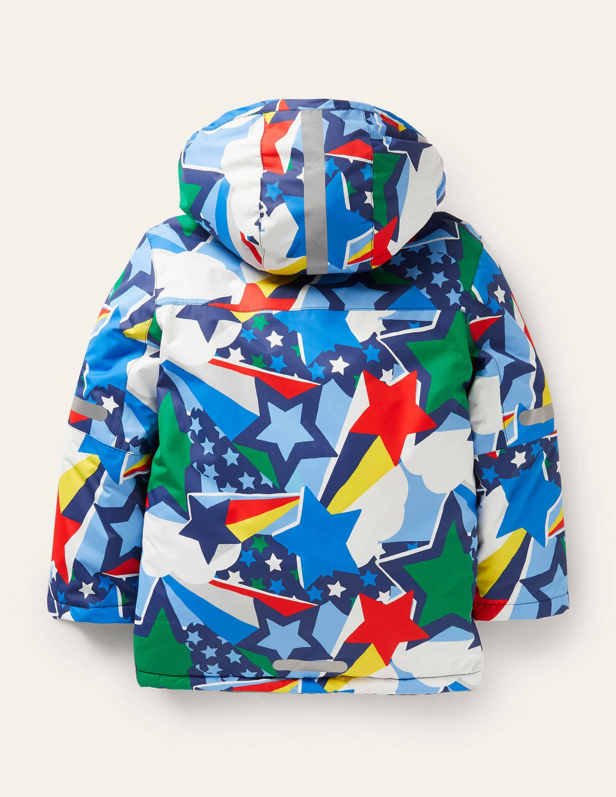 All-weather Waterproof Jacket-Bright Rainbow Stars - Image 2