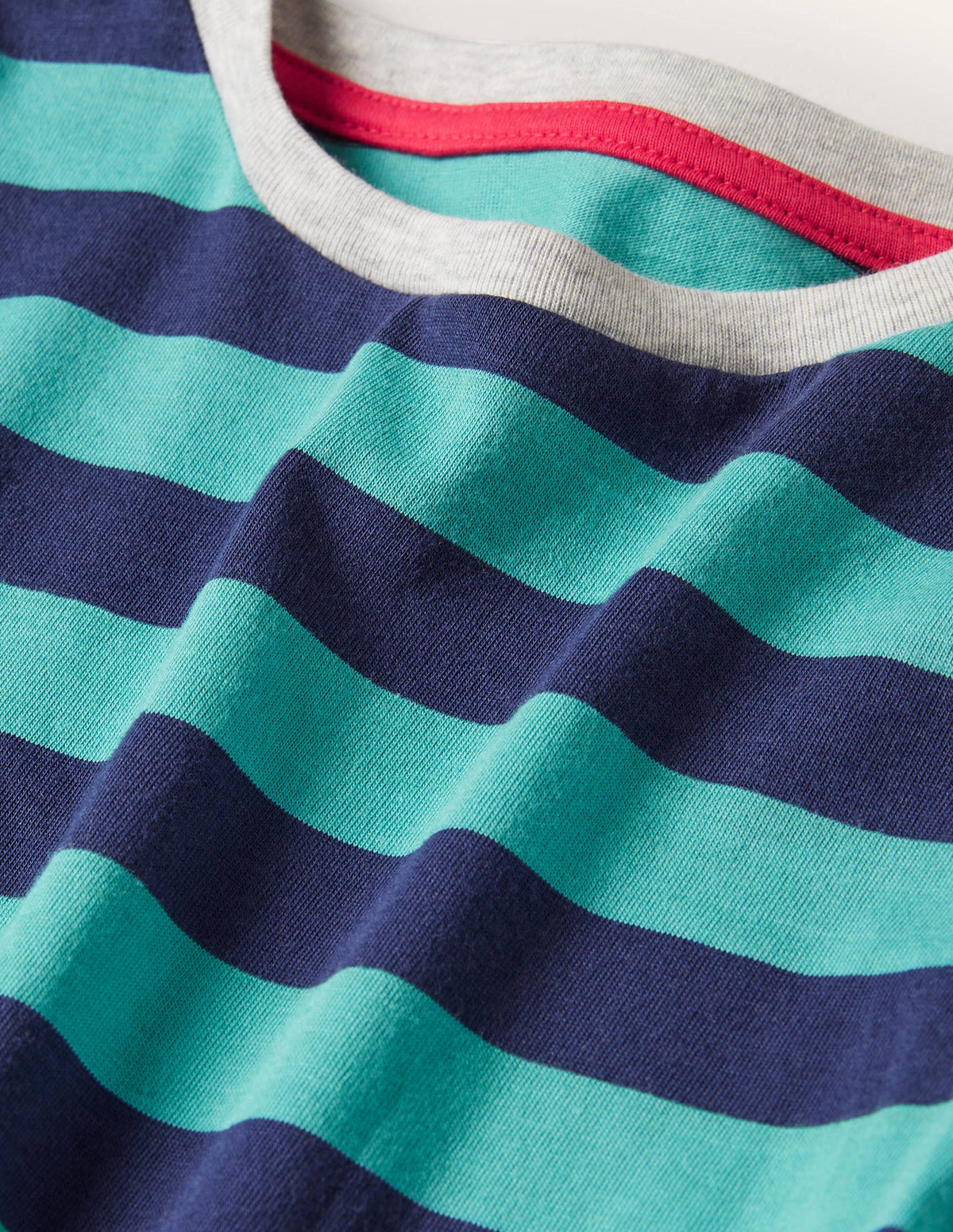 Supersoft Long-sleeved T-shirt-Brook Blue/Navy - Image 3