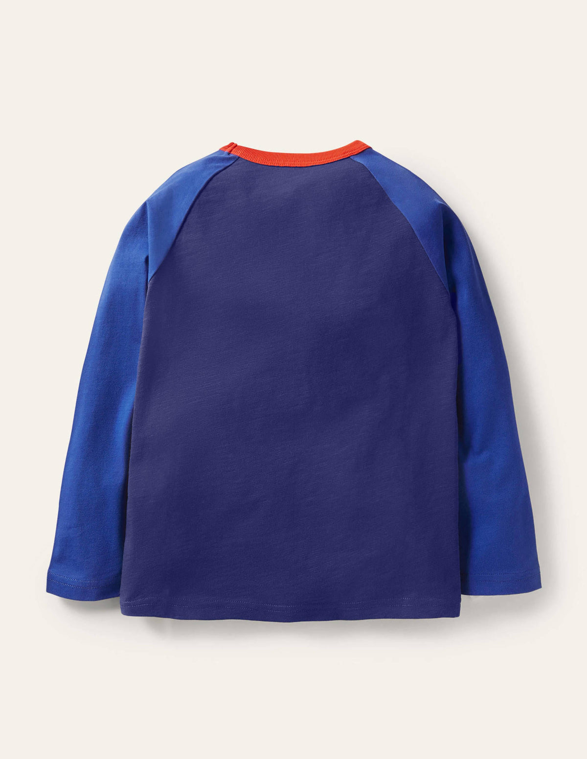 Glowing Space Raglan T-shirt-Starboard Blue/Navy Black Hole-2