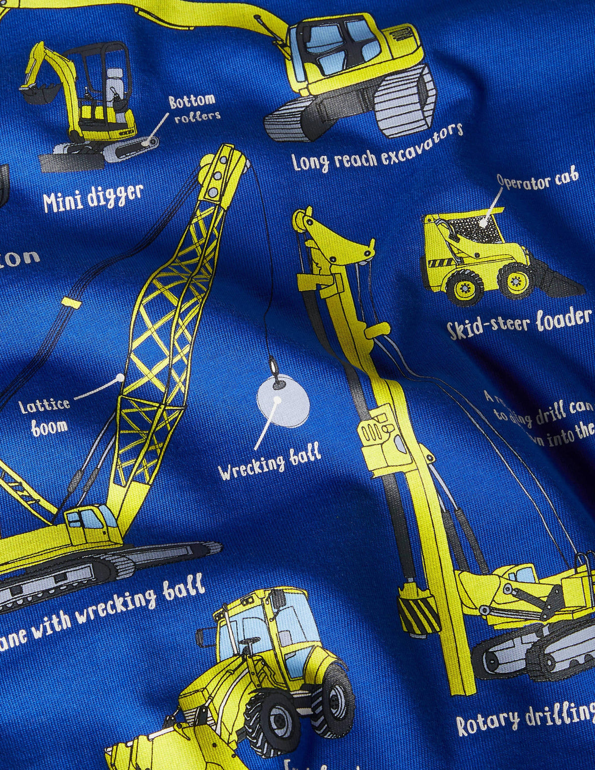 Educational Vehicle T-shirt-Brilliant Blue Diggers - Image 3