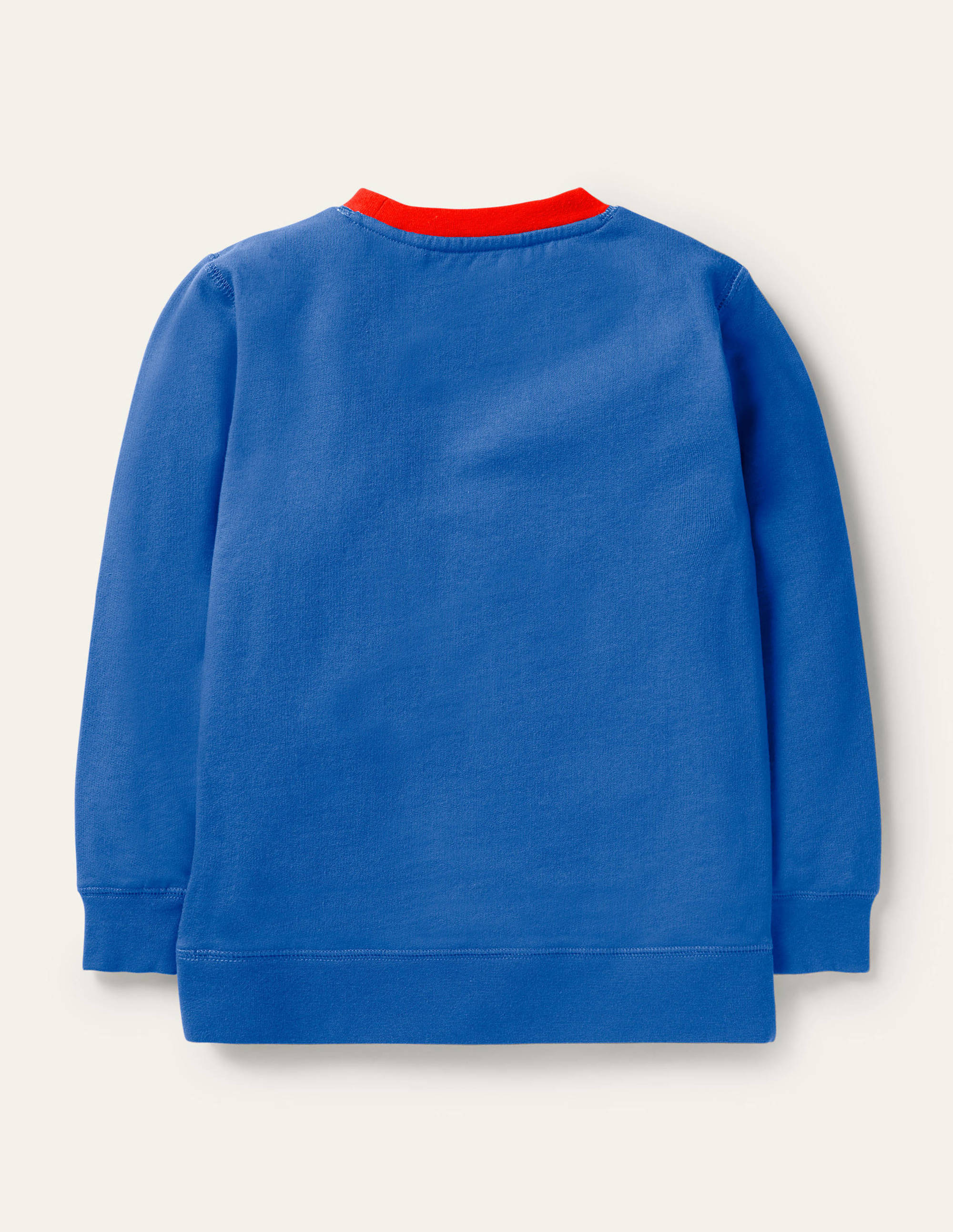 Graphic Crew Sweatshirt-Elizabethan Blue Animals - Image 2