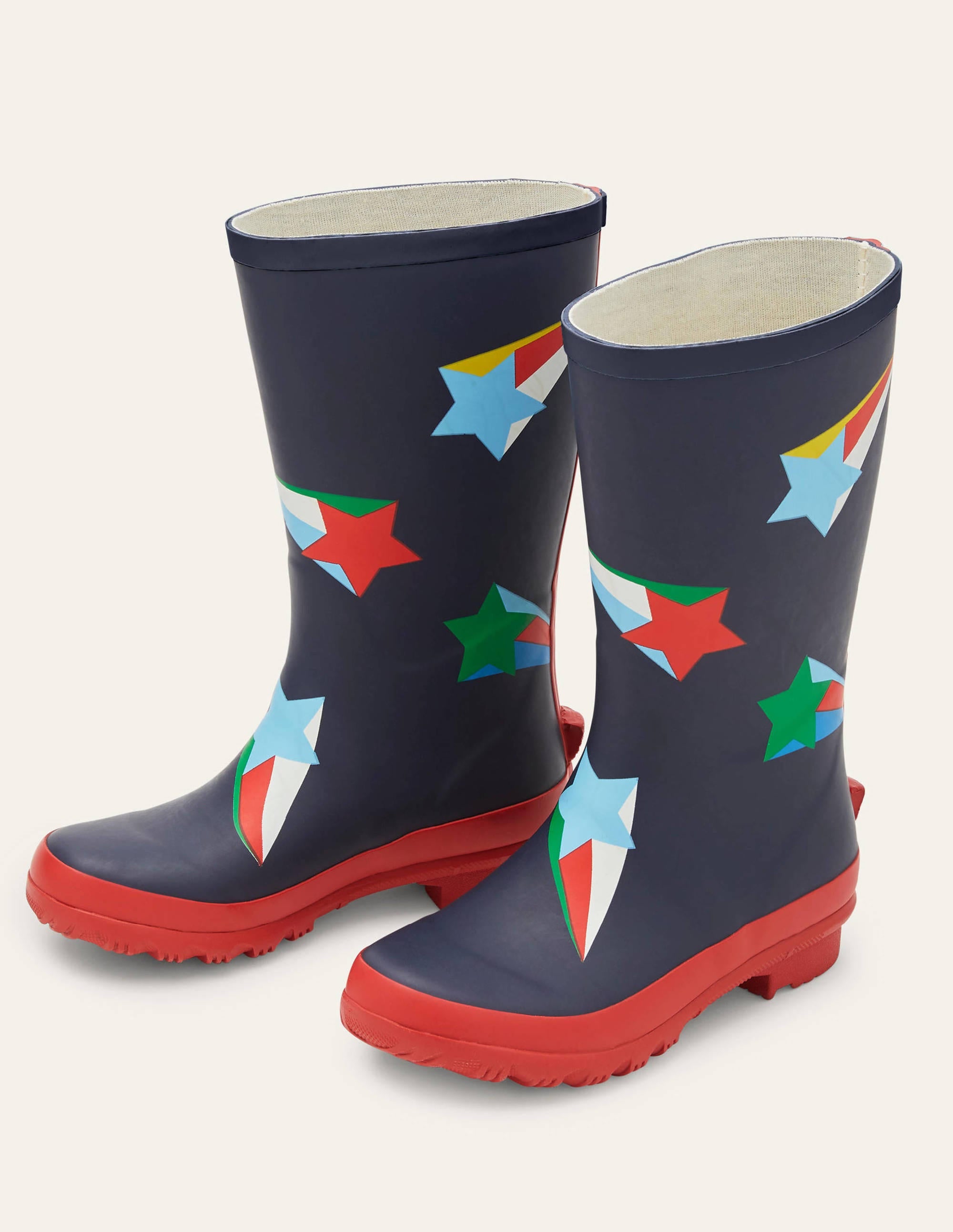 Wellies-College Navy Stars - Image 1