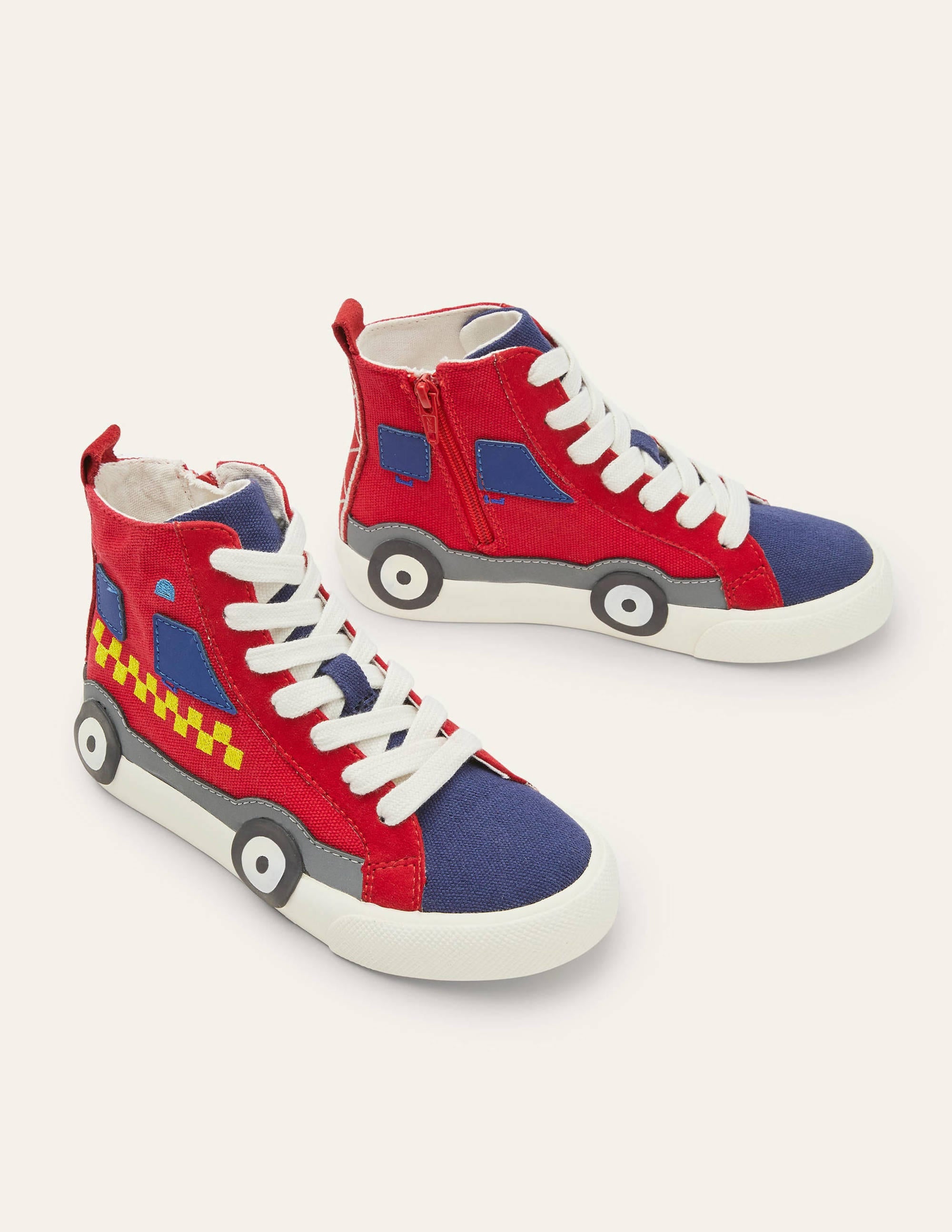 Novelty High Tops-Red Fire Engine - Image 1
