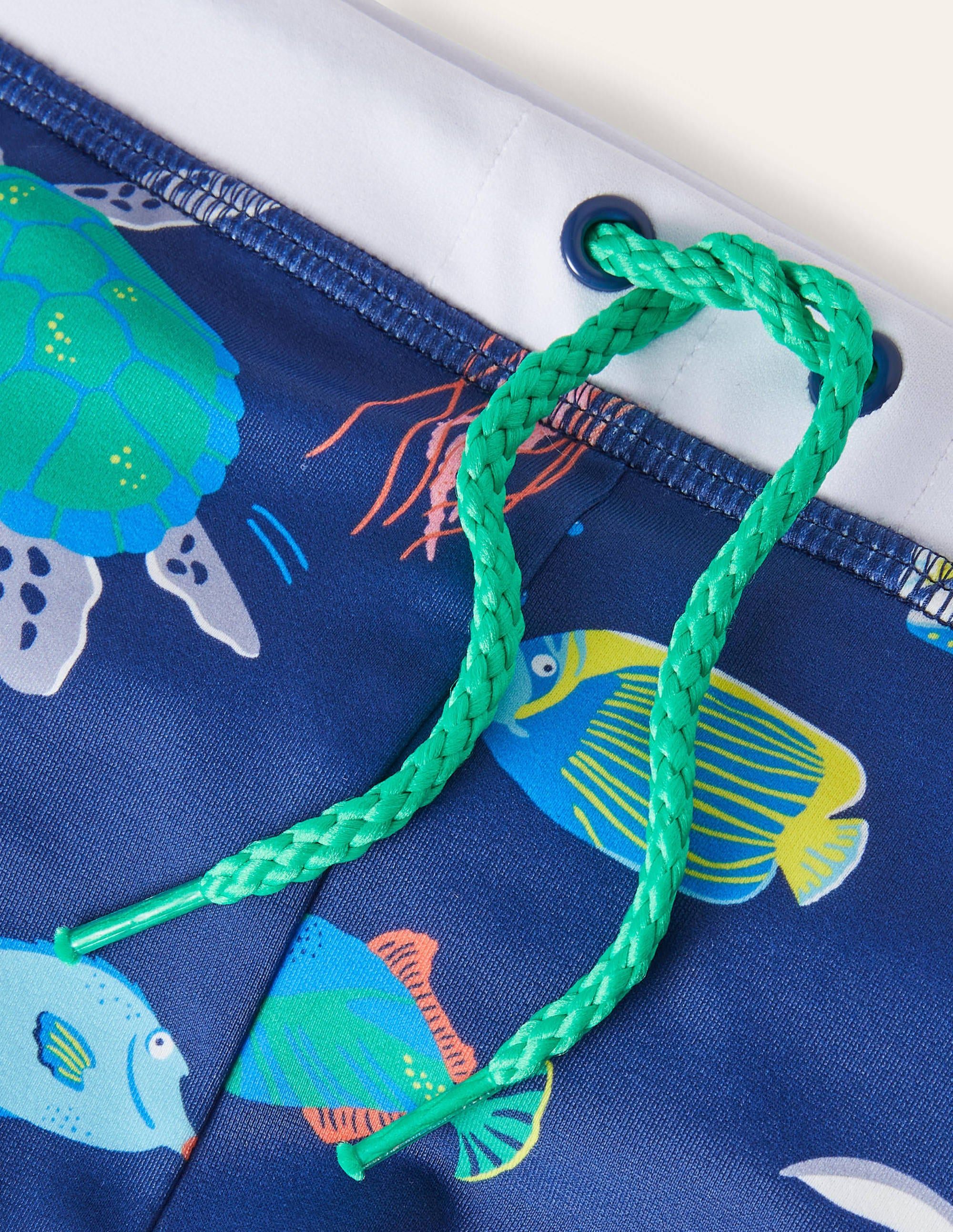 Swim Trunks-Starboard Blue Fish Friends - Image 3