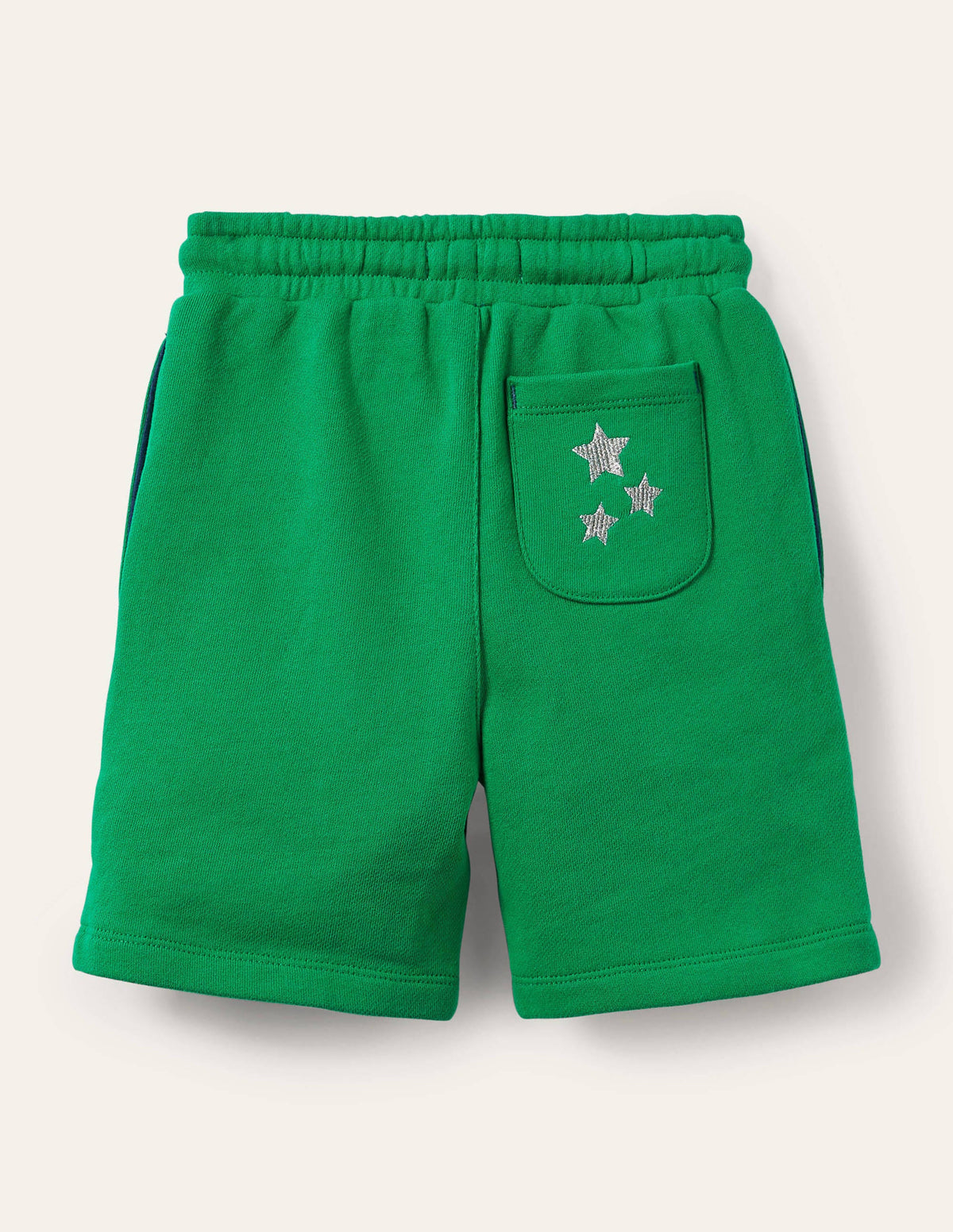Appliqué Sweatshorts-Sapling Green Space Badges - Image 2