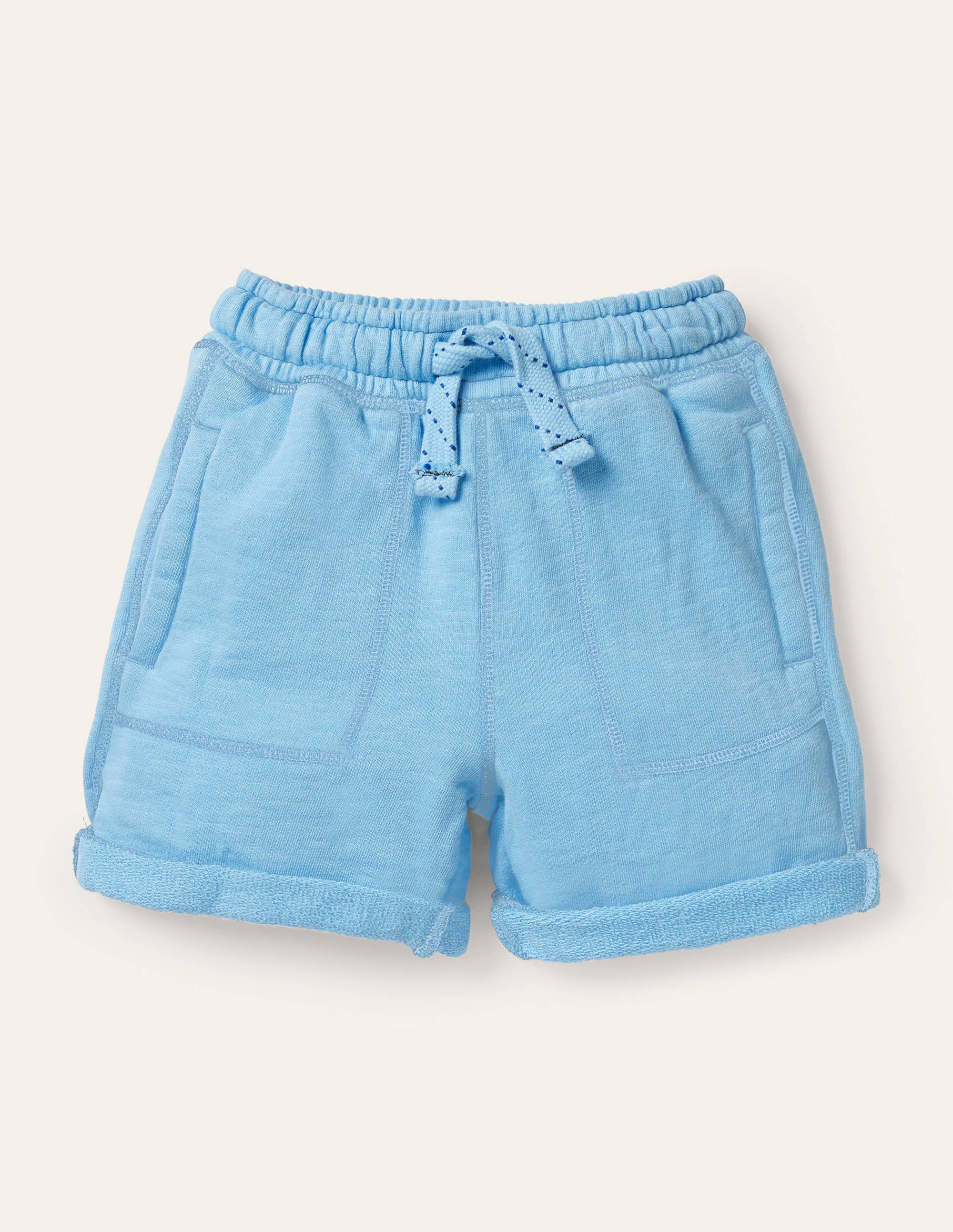 Garment-dyed Sweatshorts-Surfboard Blue - Image 1