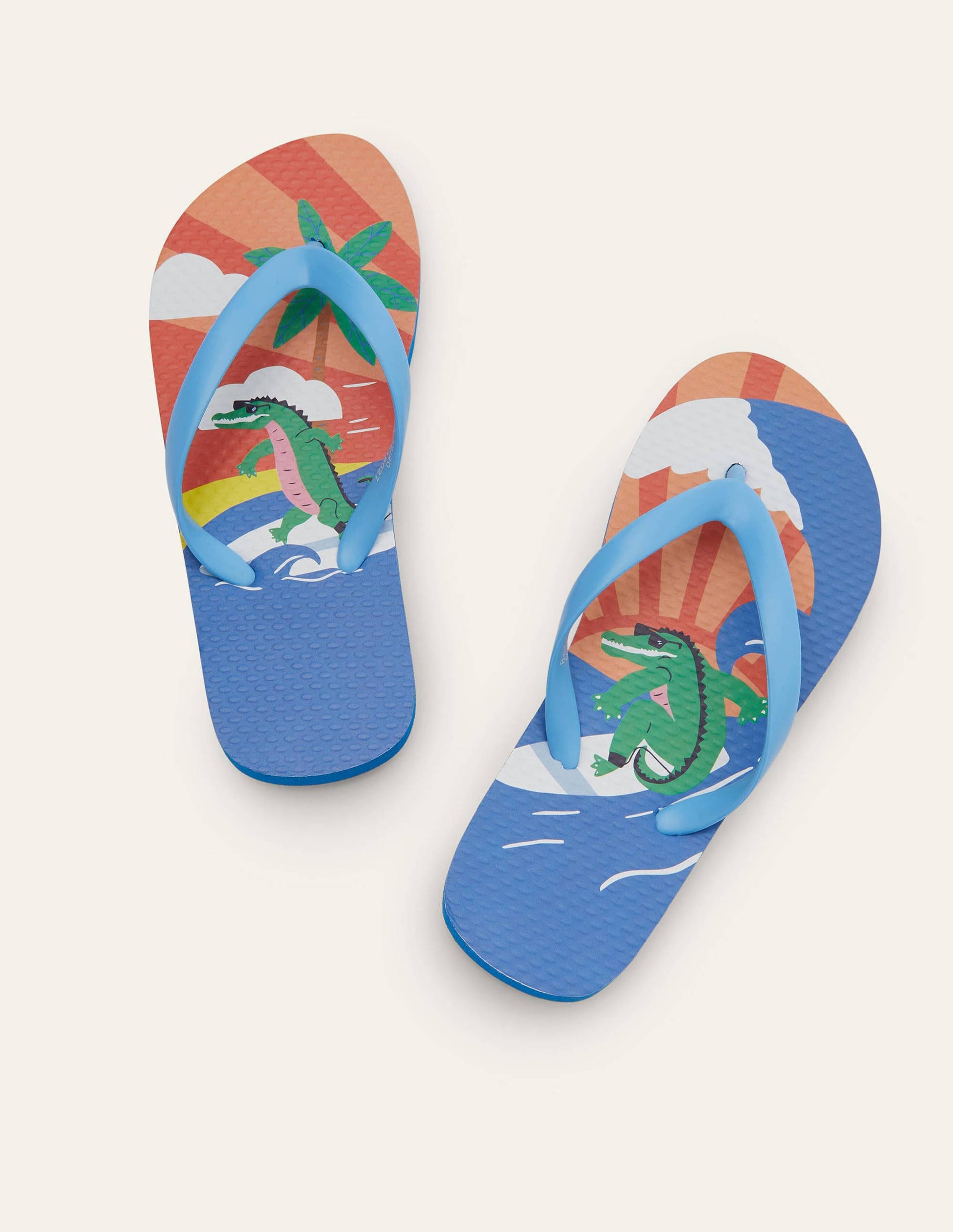 Flip Flops-Multi Crocodile-1