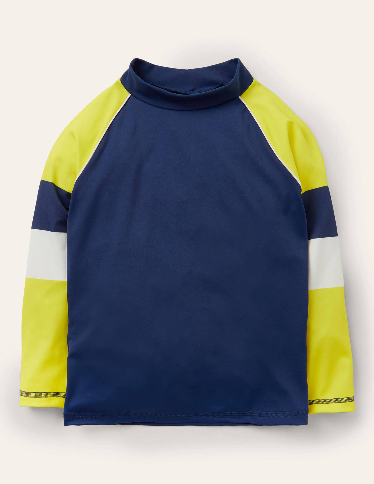 Rash Guard-College Navy/Yellow - Image 1