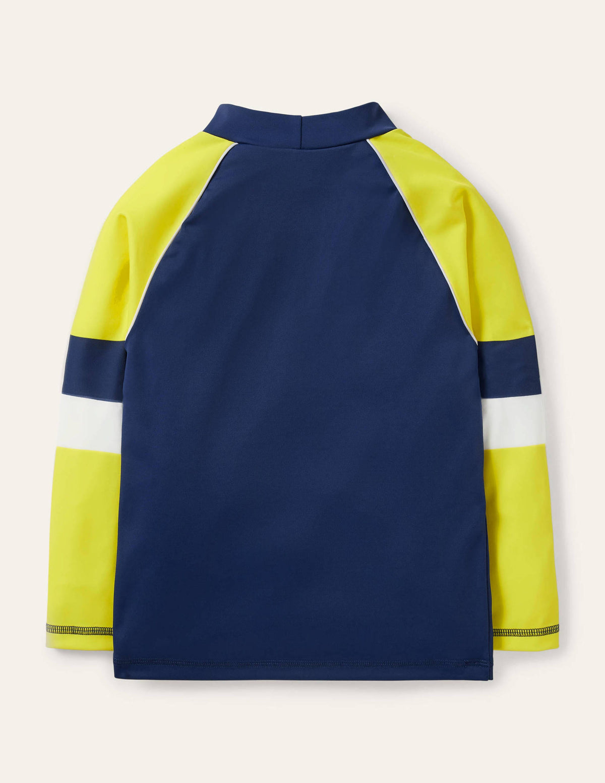 Rash Guard-College Navy/Yellow - Image 2