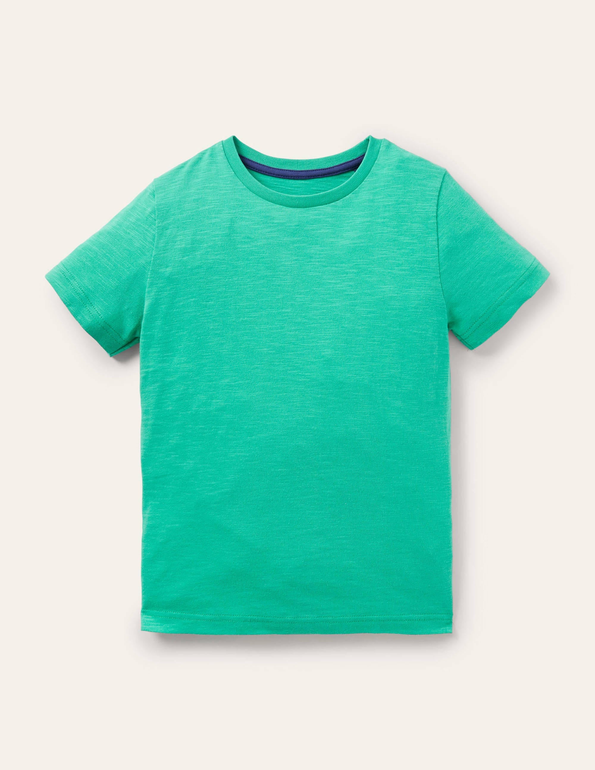 Slub Washed T-shirt-Tropical Green - Image 1