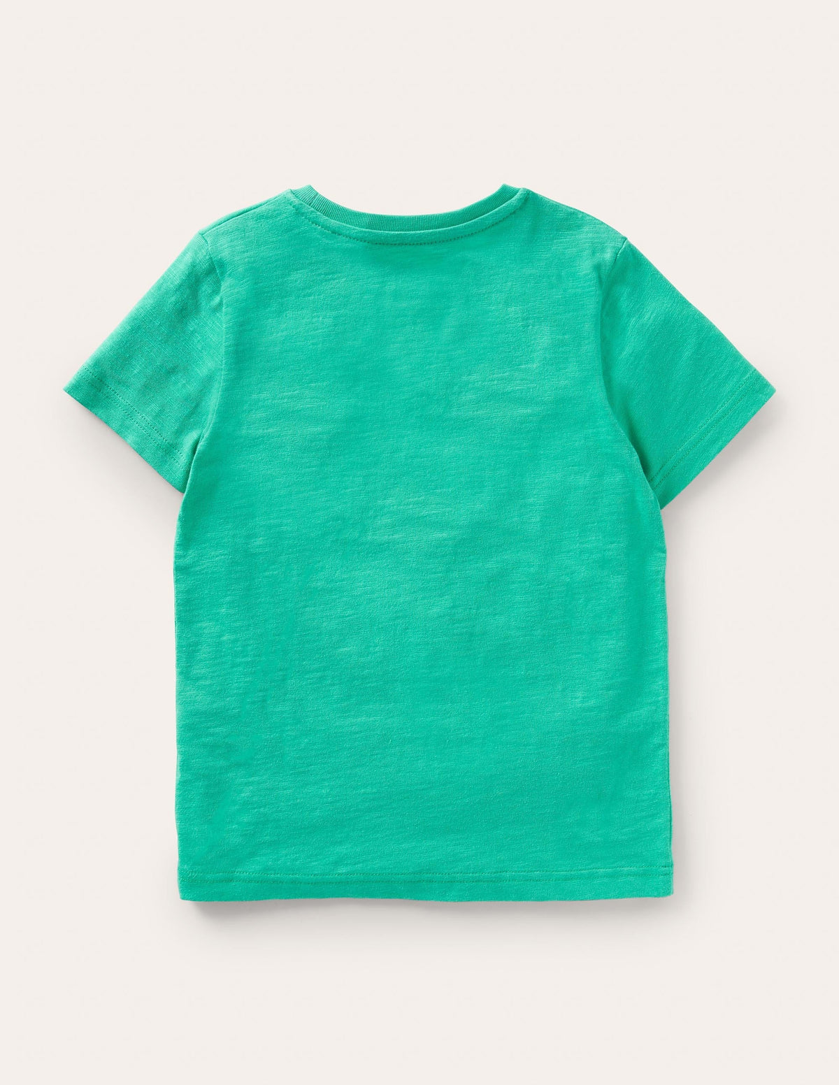 Slub Washed T-shirt-Tropical Green-2