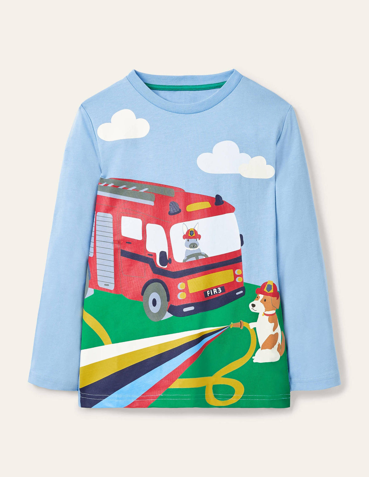 Vehicle Scene T-shirt-Surfboard Blue - Image 1
