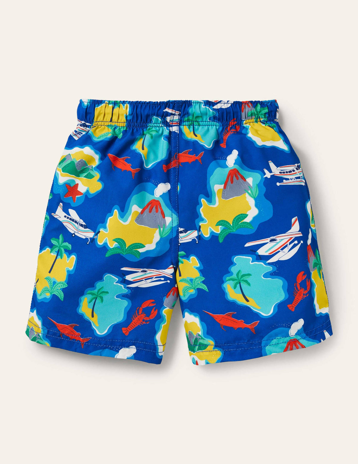 Woven Trunks-Brilliant Blue Island Hopping - Image 2