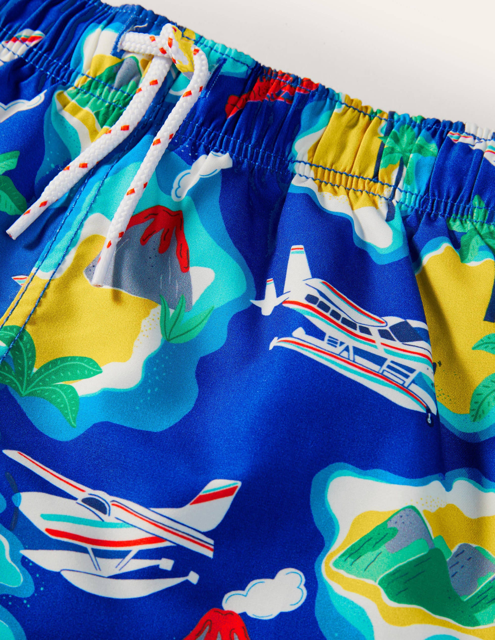 Woven Trunks-Brilliant Blue Island Hopping - Image 3