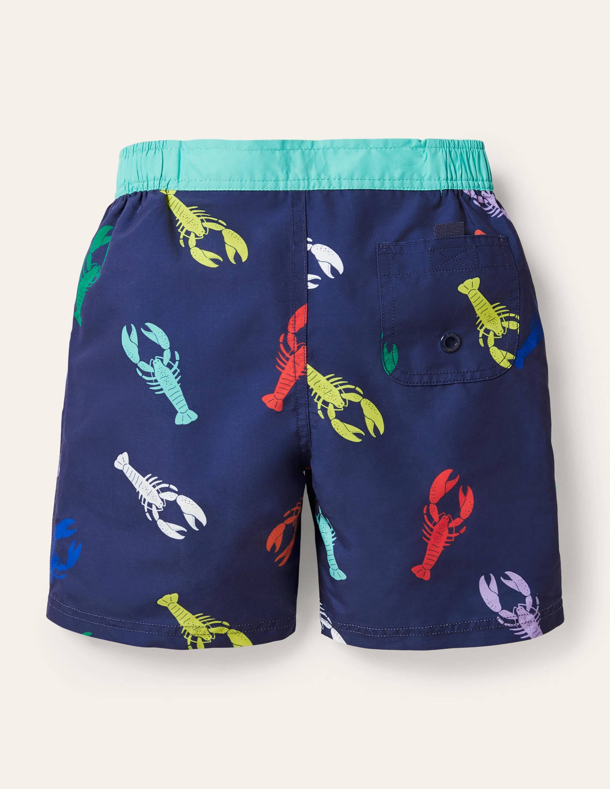 Board Shorts-College Navy Lobsters - Image 2