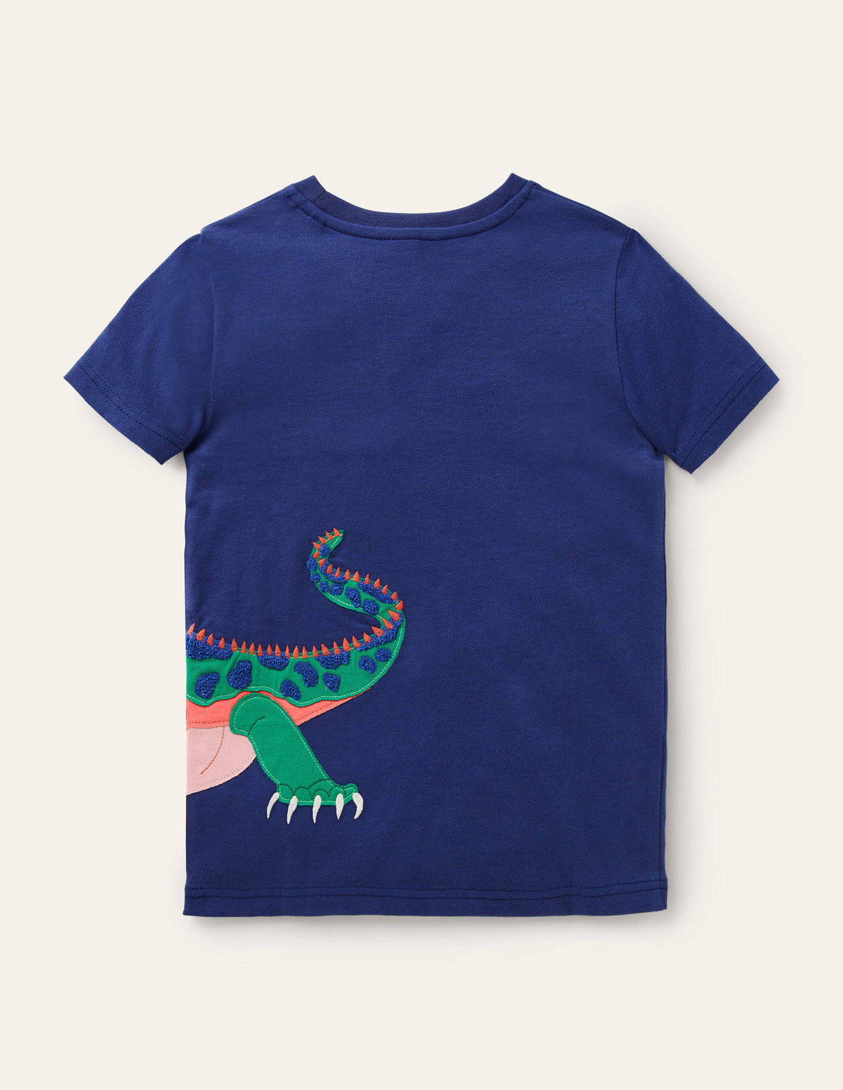 Exotic Animal Appliqué T-shirt-Starboard Blue Iguana - Image 2