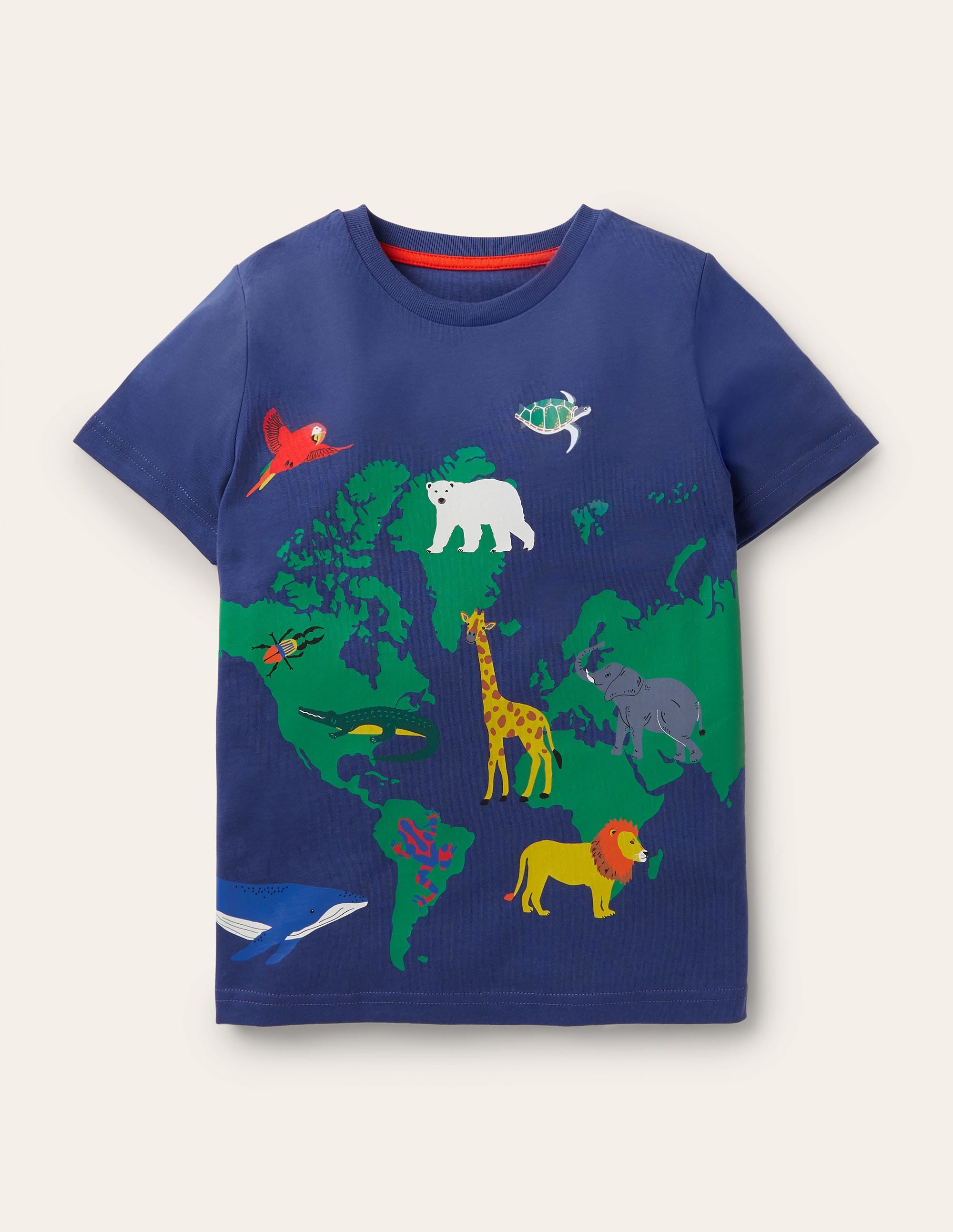 Map T-Shirt-Starboard Blue Map - Image 1
